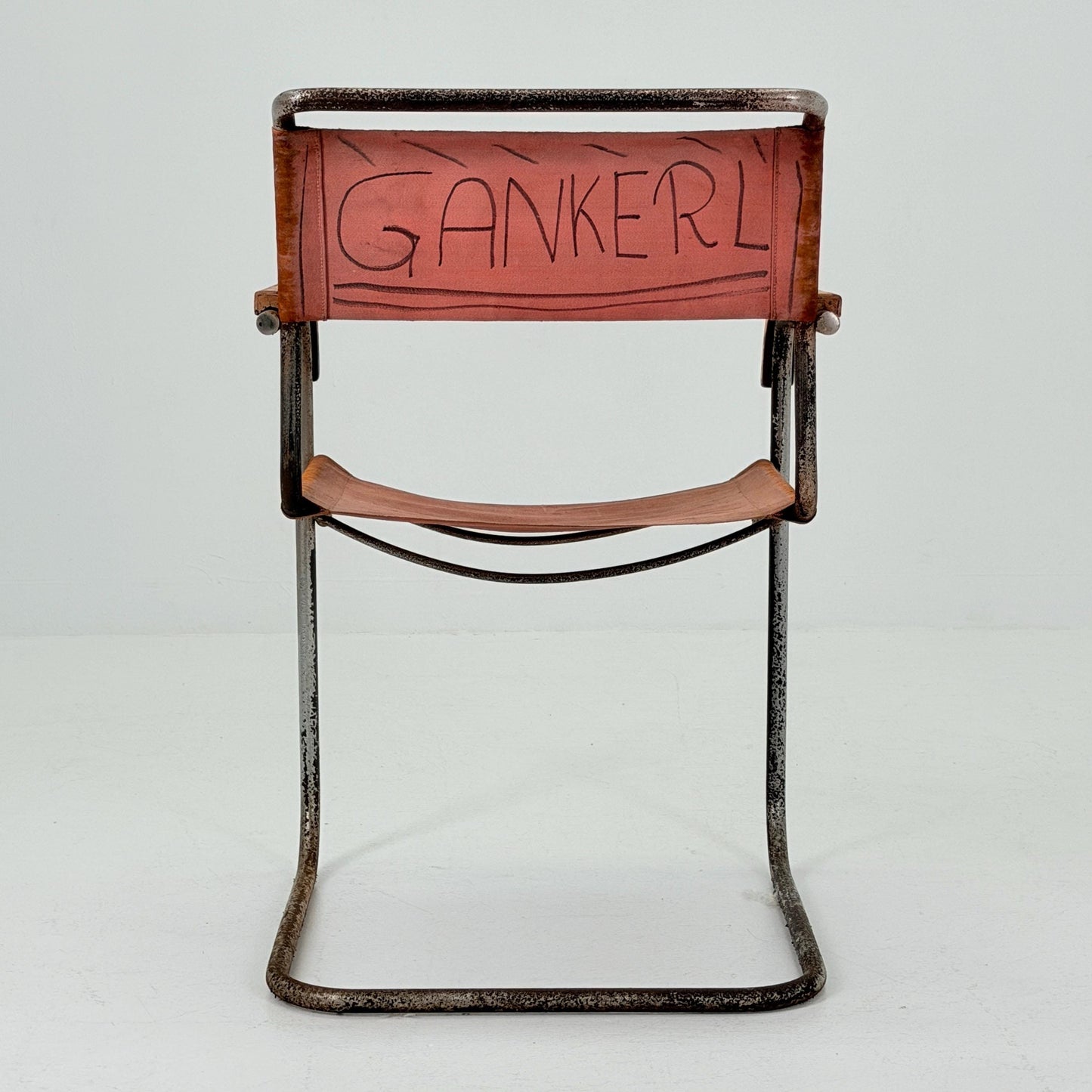 Rare Original Marcel Breuer B34 Bauhaus armChair for Gebrüder Thonet Austria 1930s