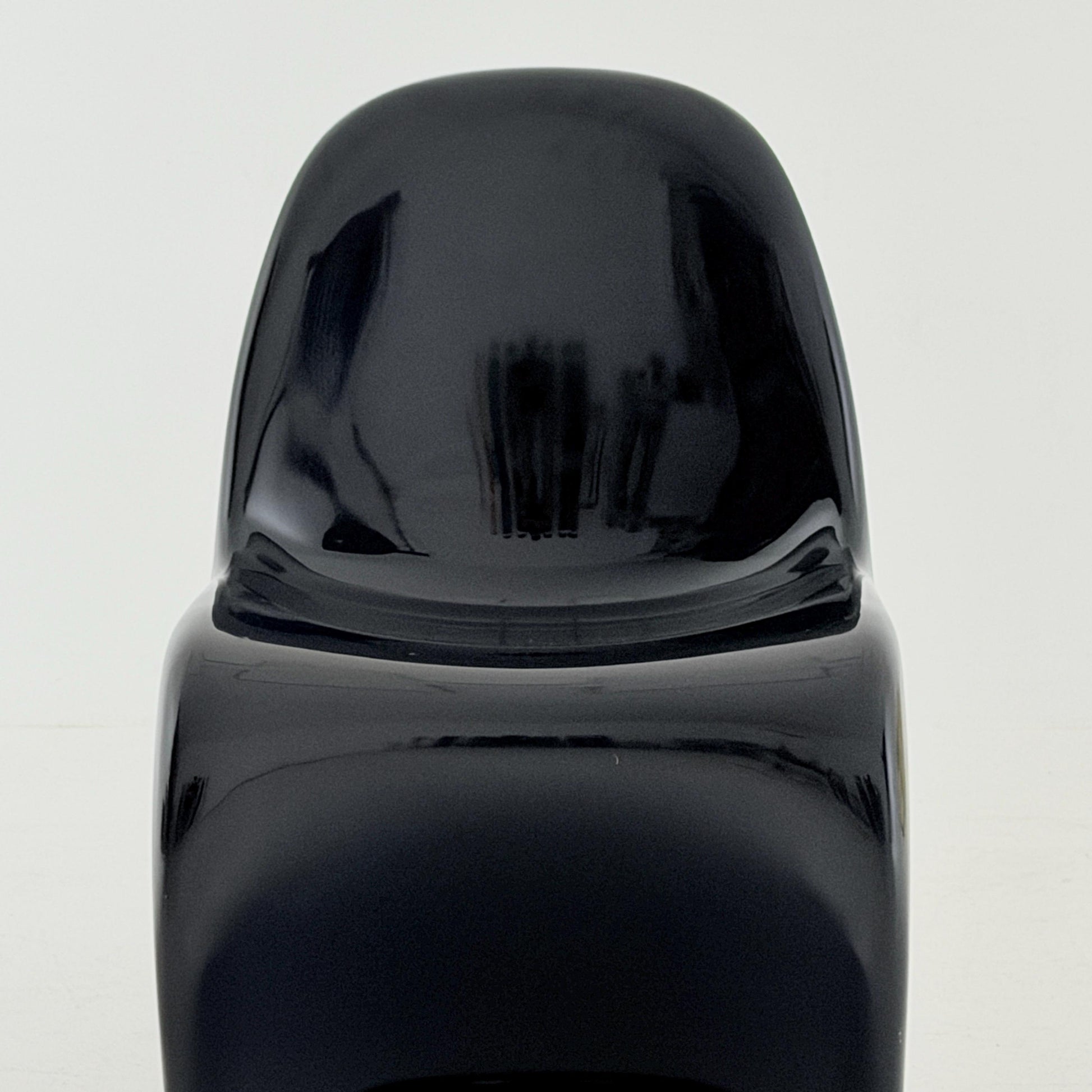 Mid century iconic black Space Age chair by Verner Panton for Fehlbaum production , 1970s Germany