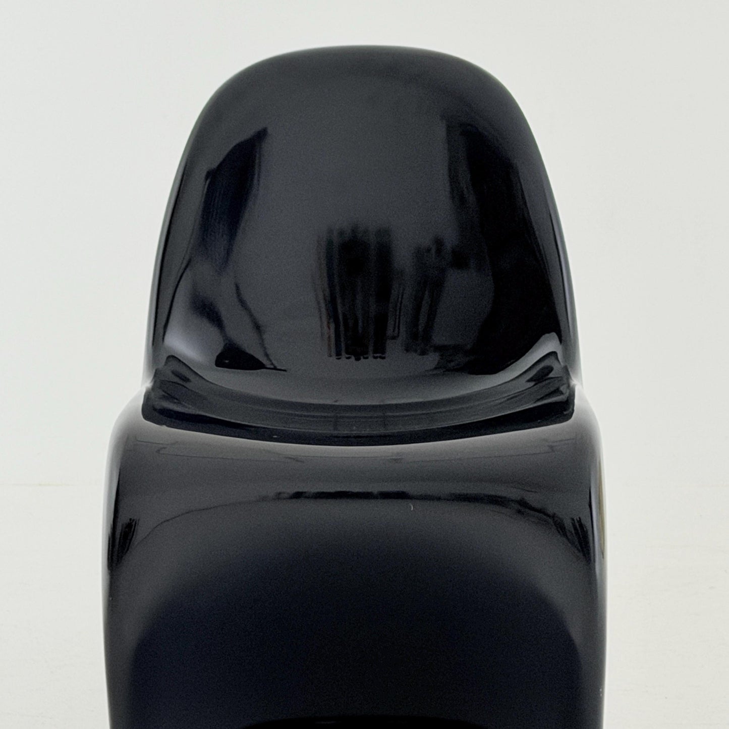 Mid century iconic black Space Age chair by Verner Panton for Fehlbaum production , 1970s Germany
