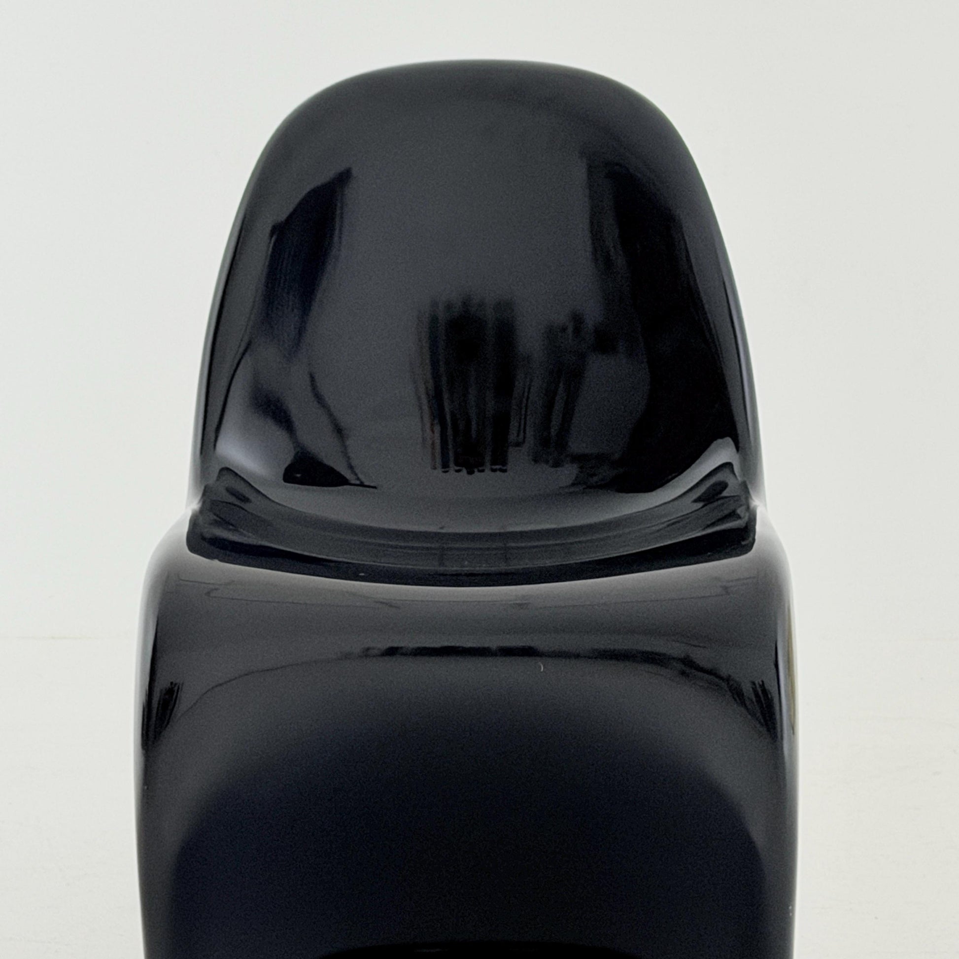 Mid century iconic black Space Age chair by Verner Panton for Fehlbaum production , 1970s Germany