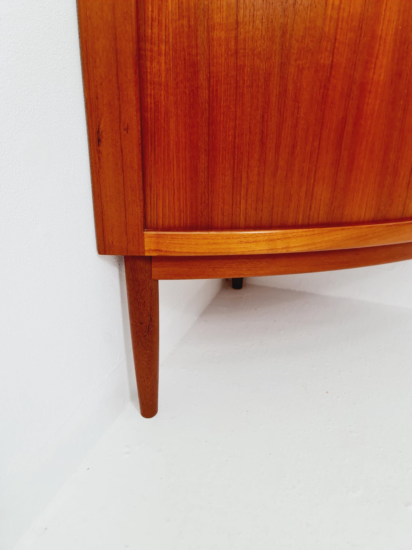 Mid Century Modern danish Drniks corner cabinet teak By johannes Anderson , 1960s
