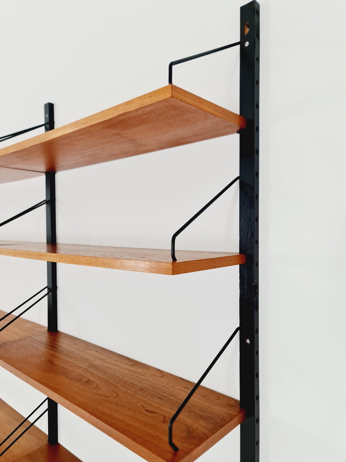 Big Mid century Danish Teak Wall Unit with 3 cabinets by Poul Cadovius for Cado, Denmark, 1960s
