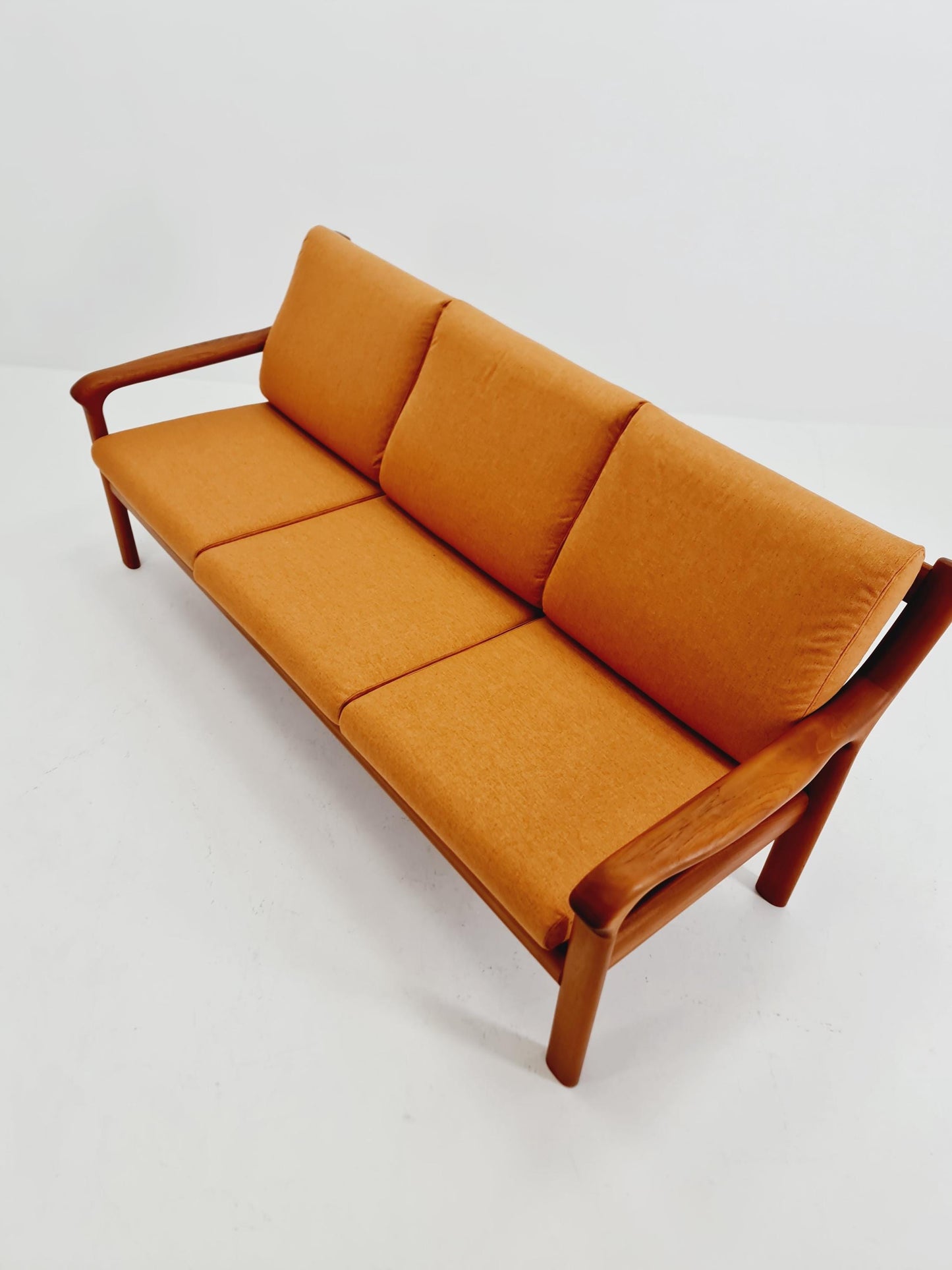 Mid century teak 3 -Seater Sofa by Holstebro möbelfabrik A/S , 1970s