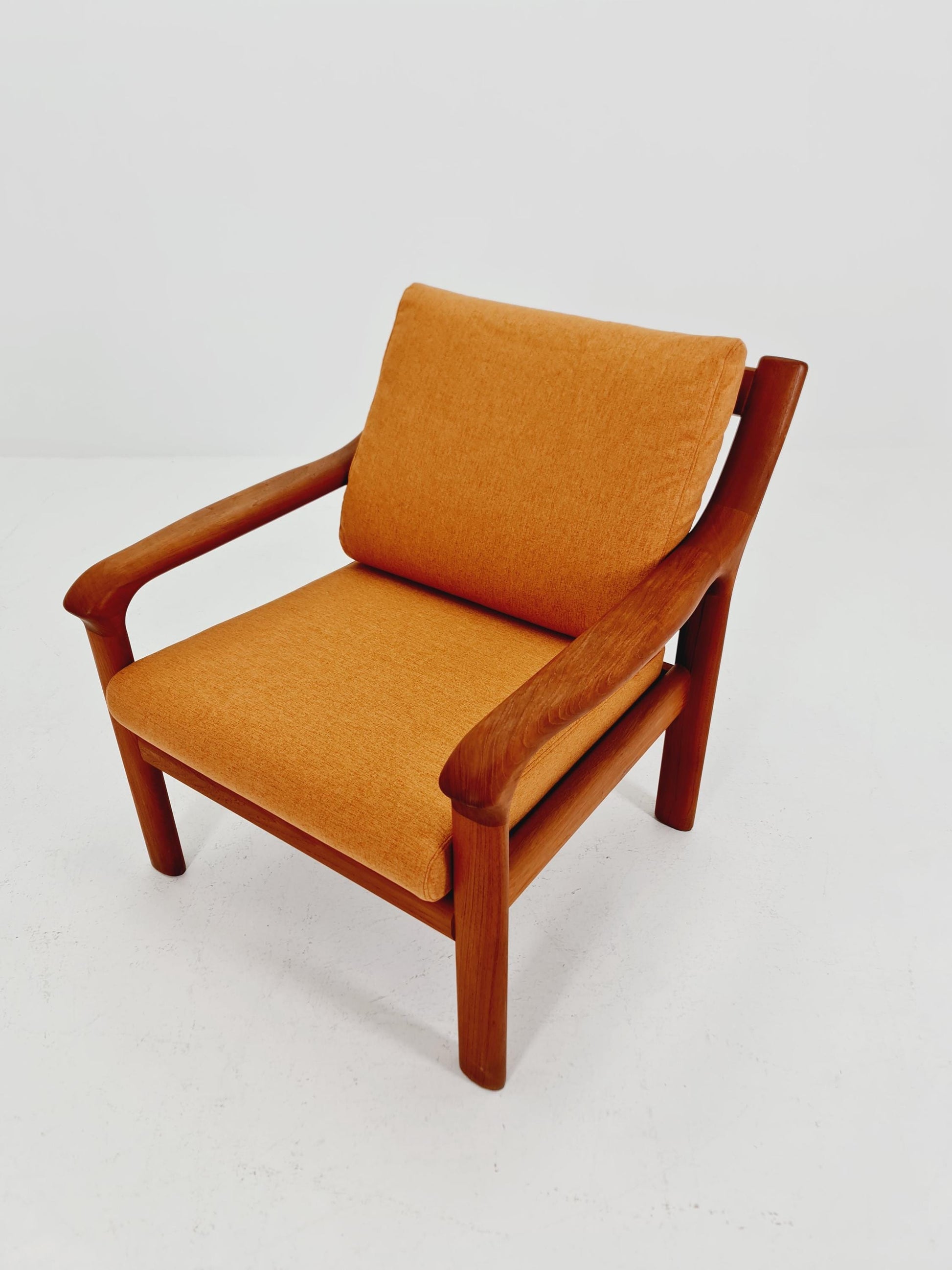 Mid century teak easy lounge chair by Holstebro Möbelfabrik A/S , 1970s