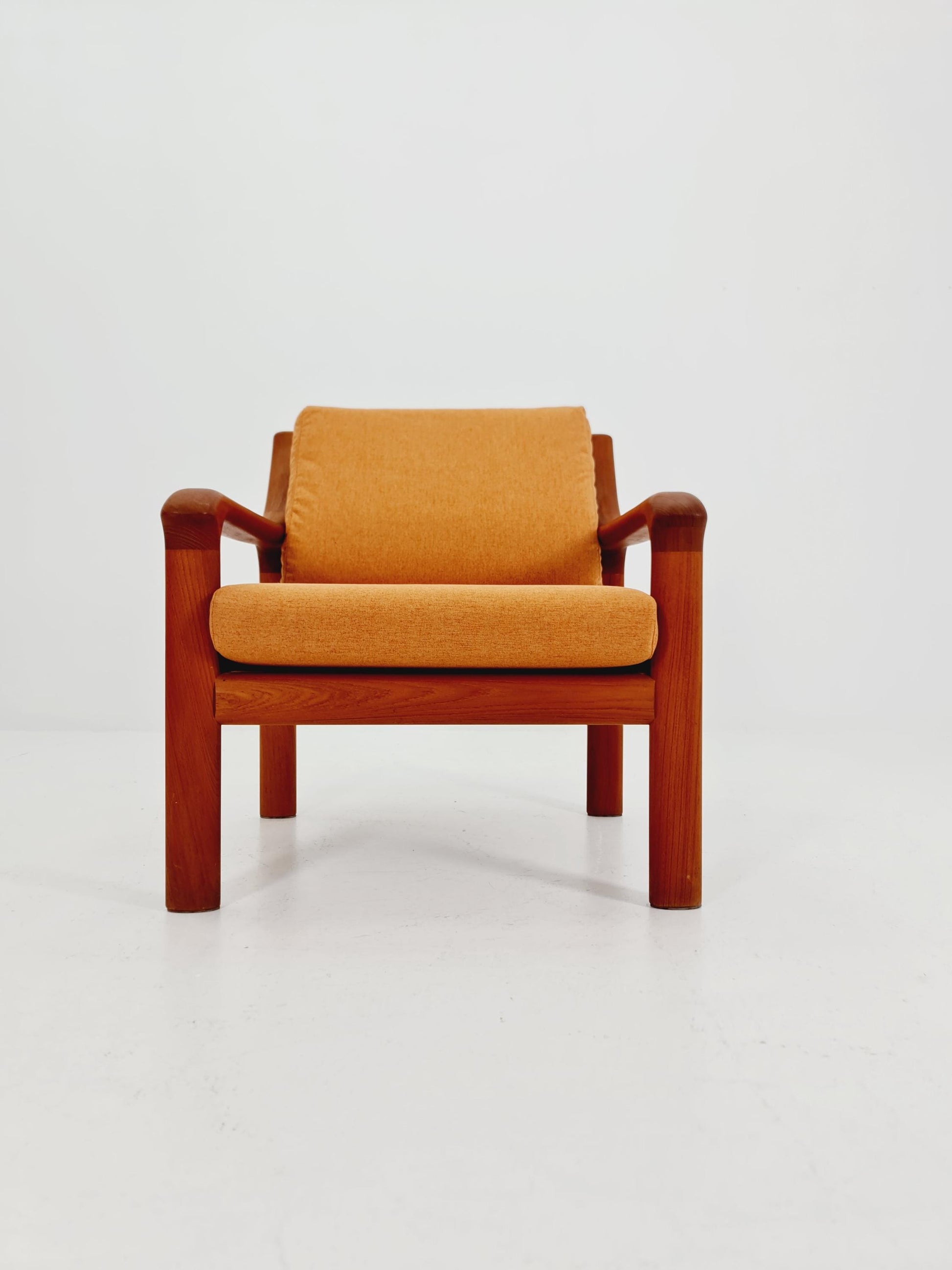 Mid century teak easy lounge chair by Holstebro Möbelfabrik A/S , 1970s