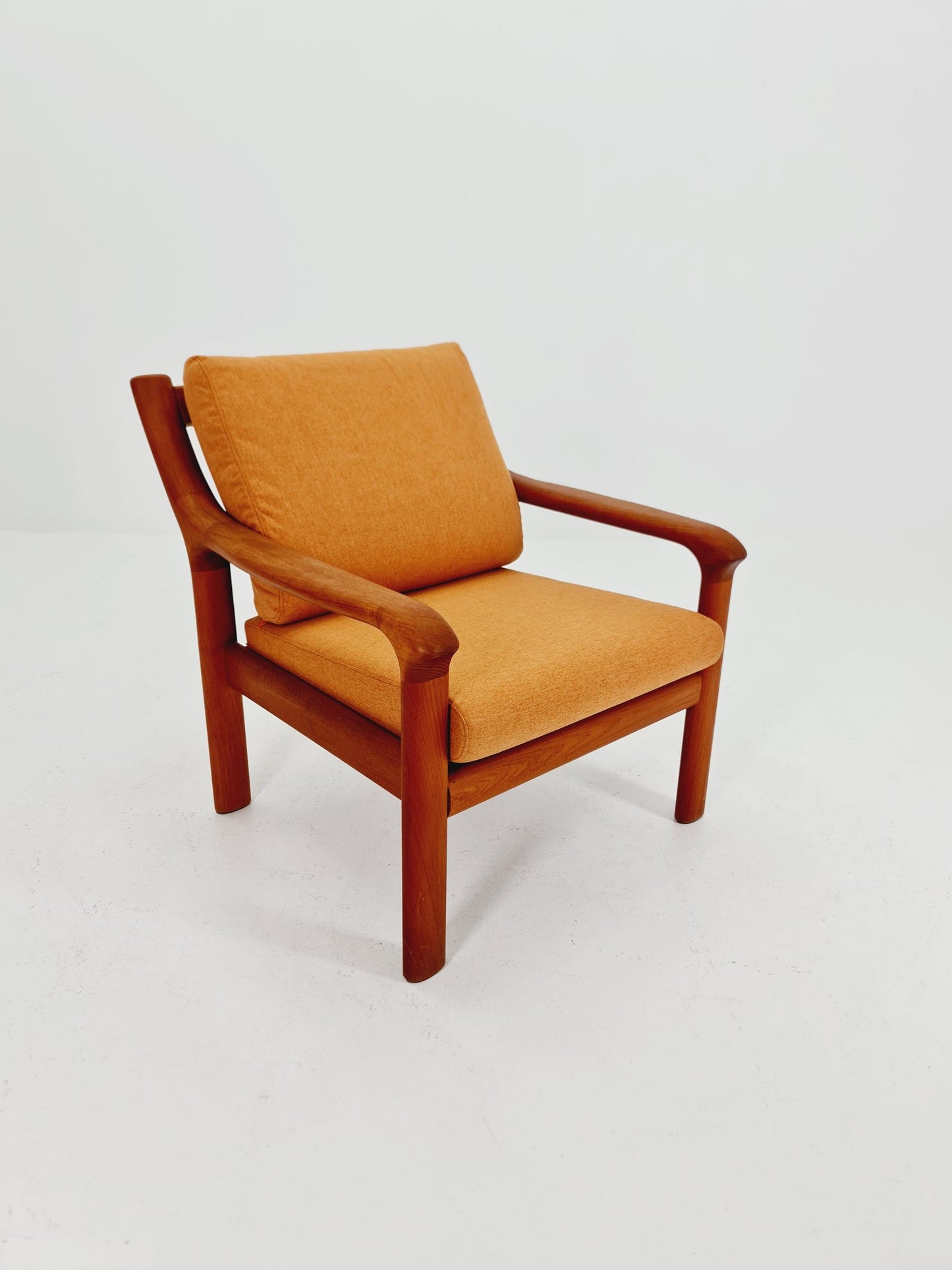 Mid century teak easy lounge chair by Holstebro Möbelfabrik A/S , 1970s