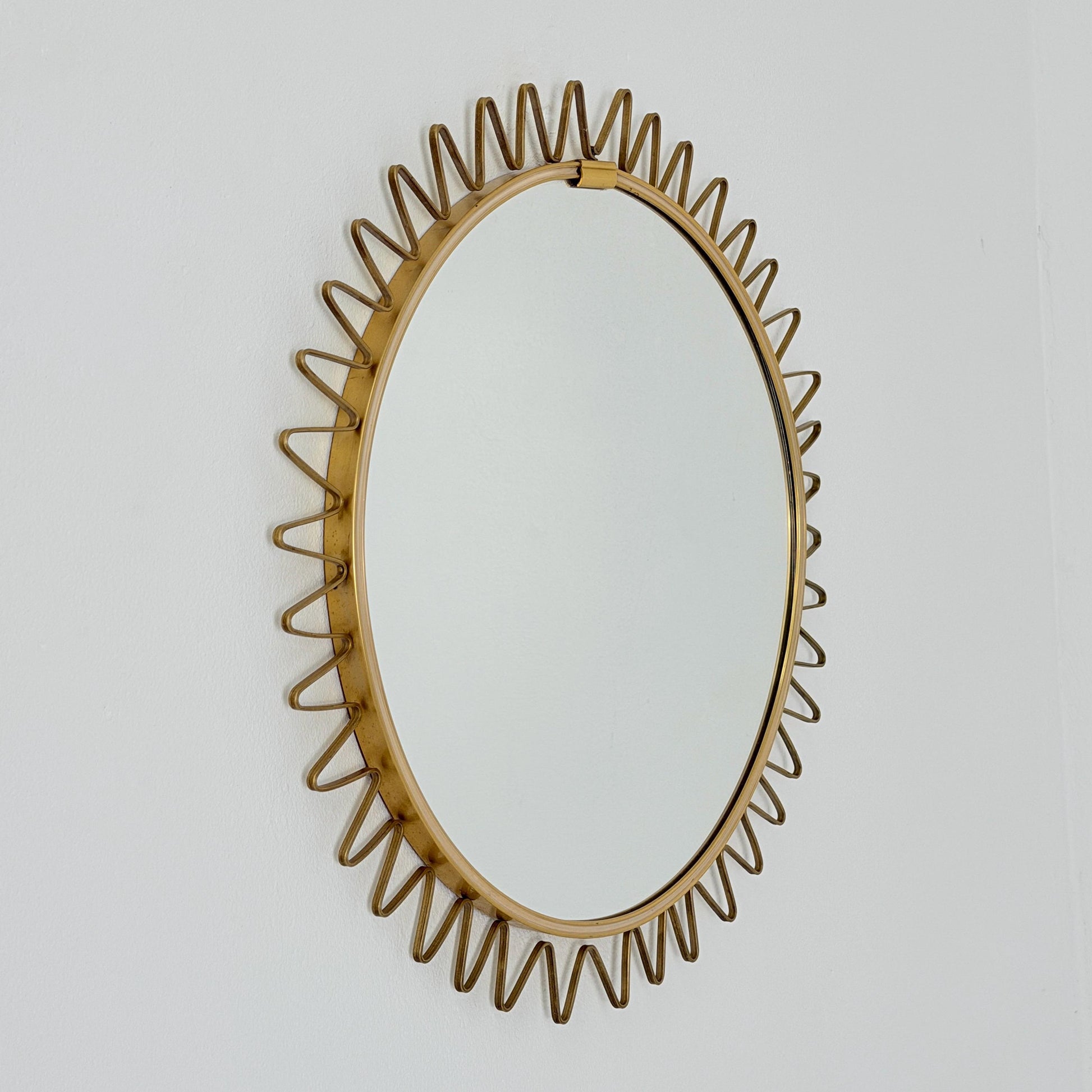 Mid-Century Modern Sunburst Wall Mirror, Germany 1960s