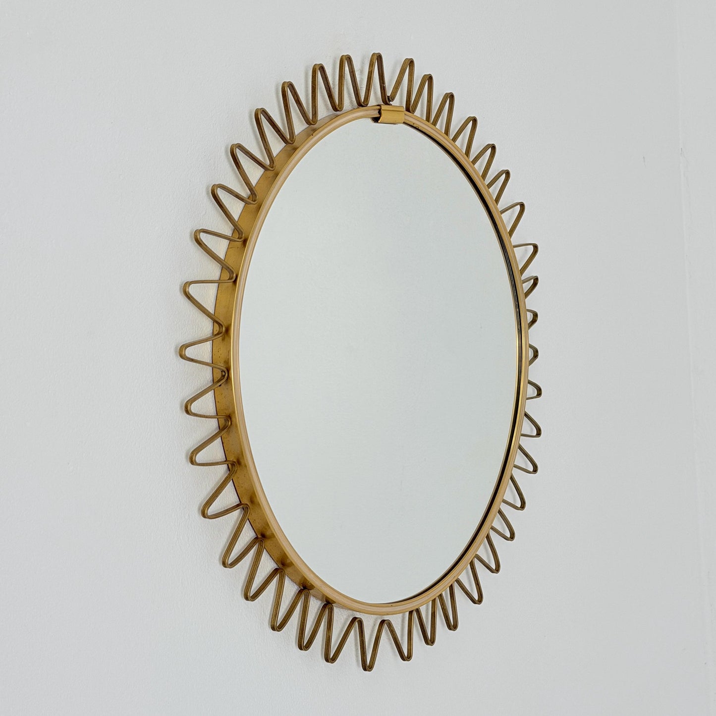 Mid-Century Modern Sunburst Wall Mirror, Germany 1960s
