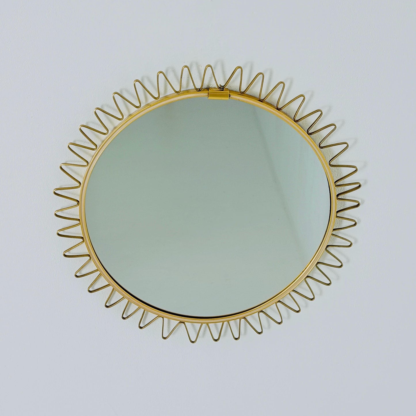 Mid-Century Modern Sunburst Wall Mirror, Germany 1960s