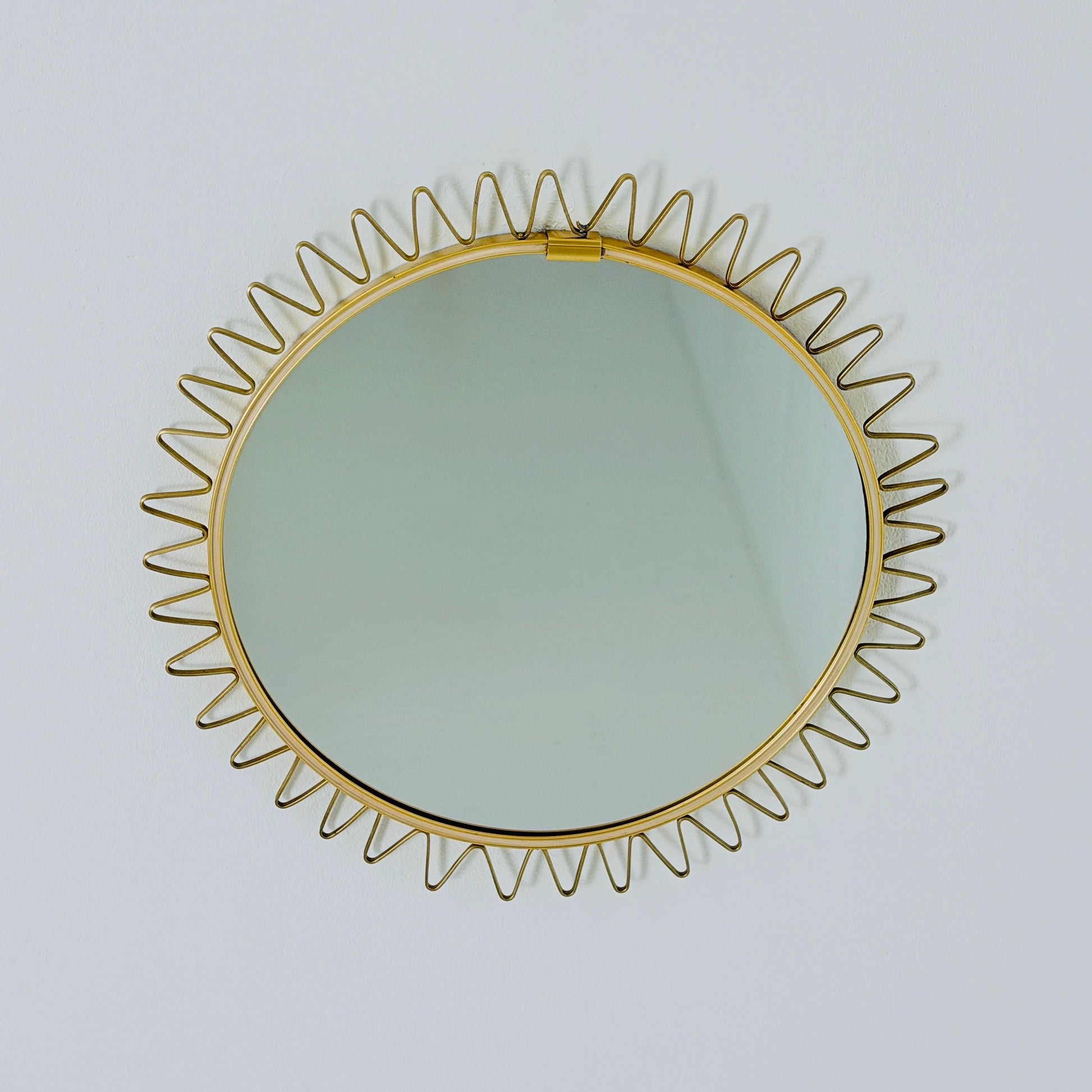 Mid-Century Modern Sunburst Wall Mirror, Germany 1960s