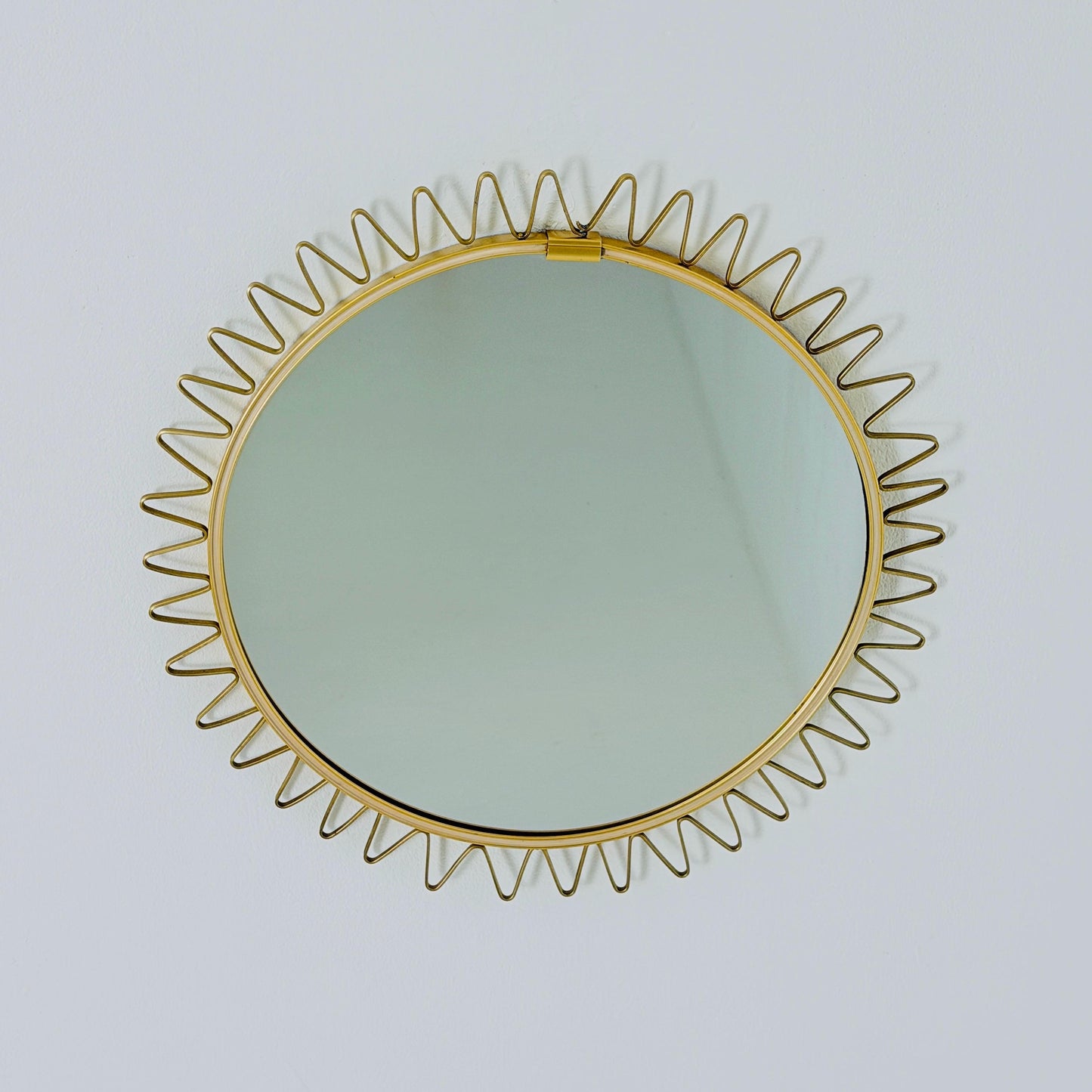 Mid-Century Modern Sunburst Wall Mirror, Germany 1960s