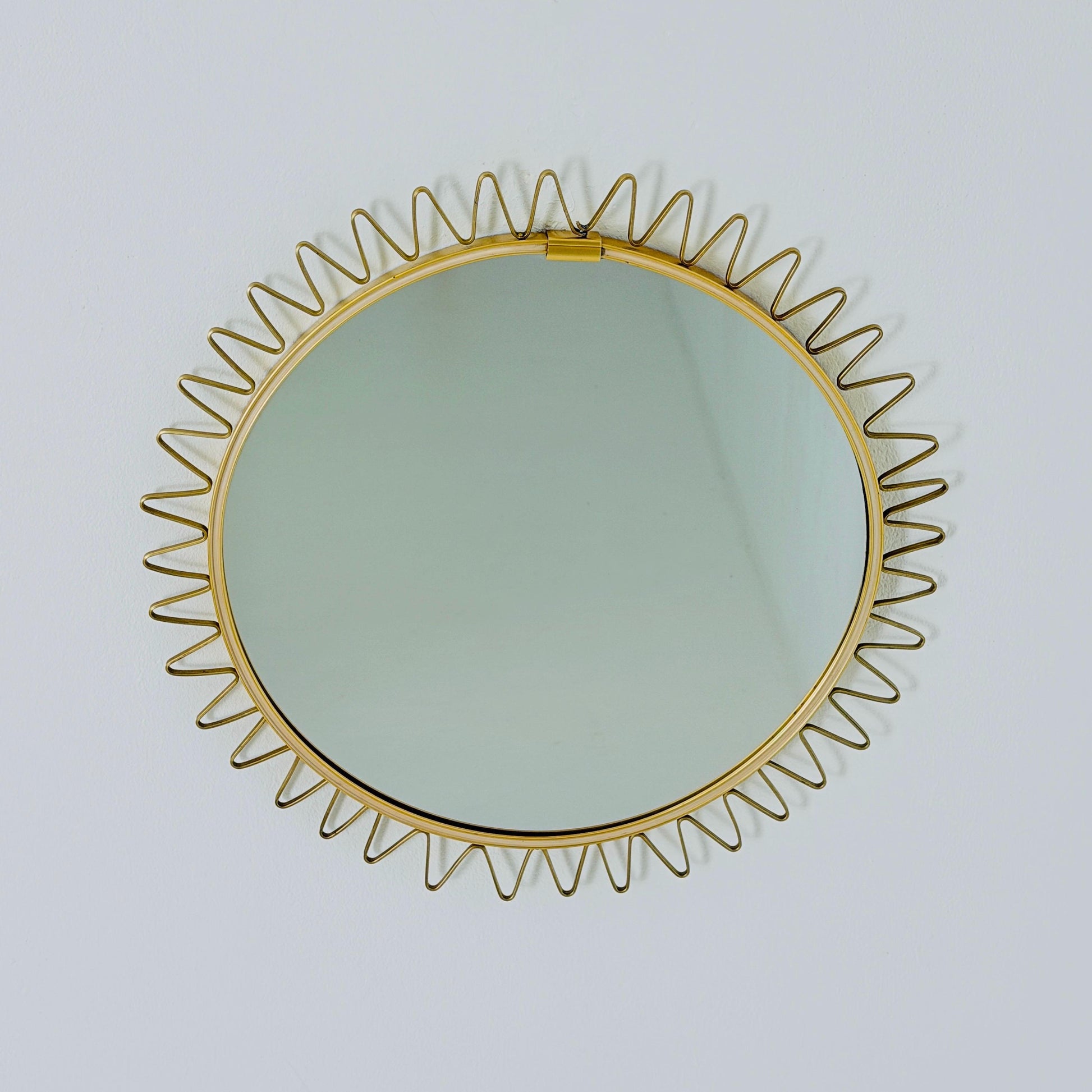 Mid-Century Modern Sunburst Wall Mirror, Germany 1960s