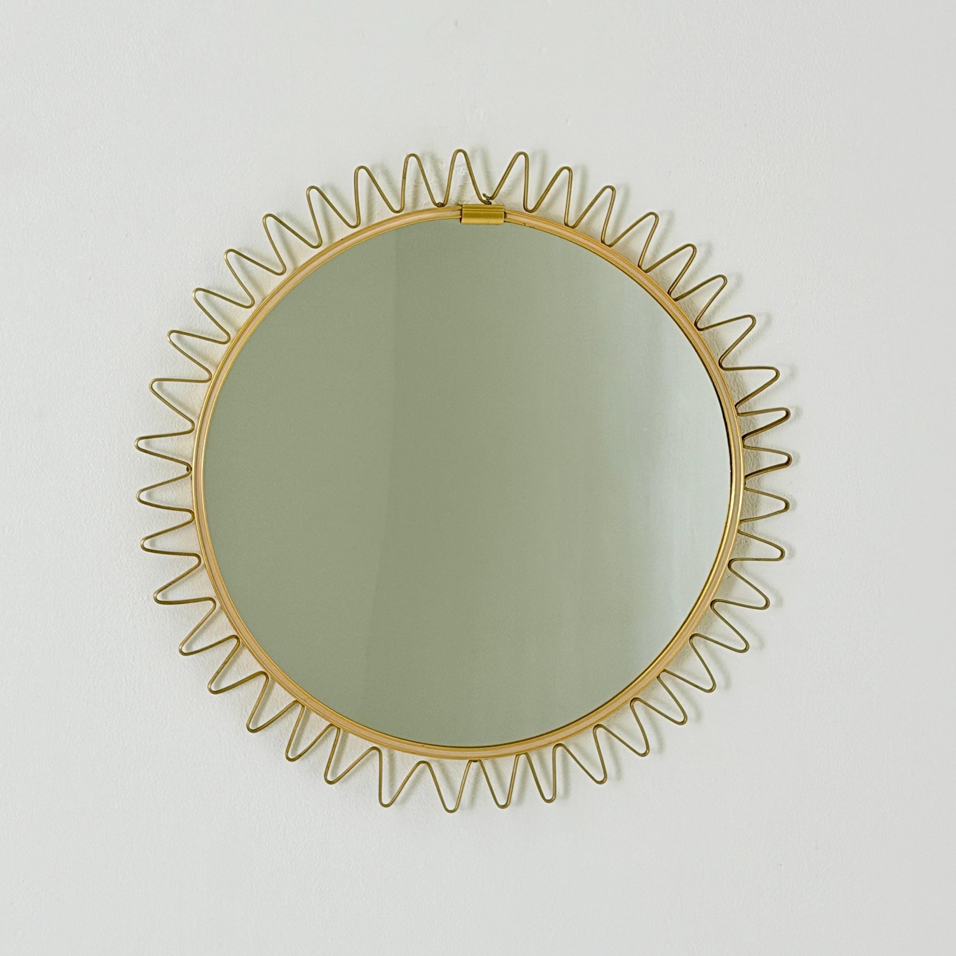 Mid-Century Modern Sunburst Wall Mirror, Germany 1960s