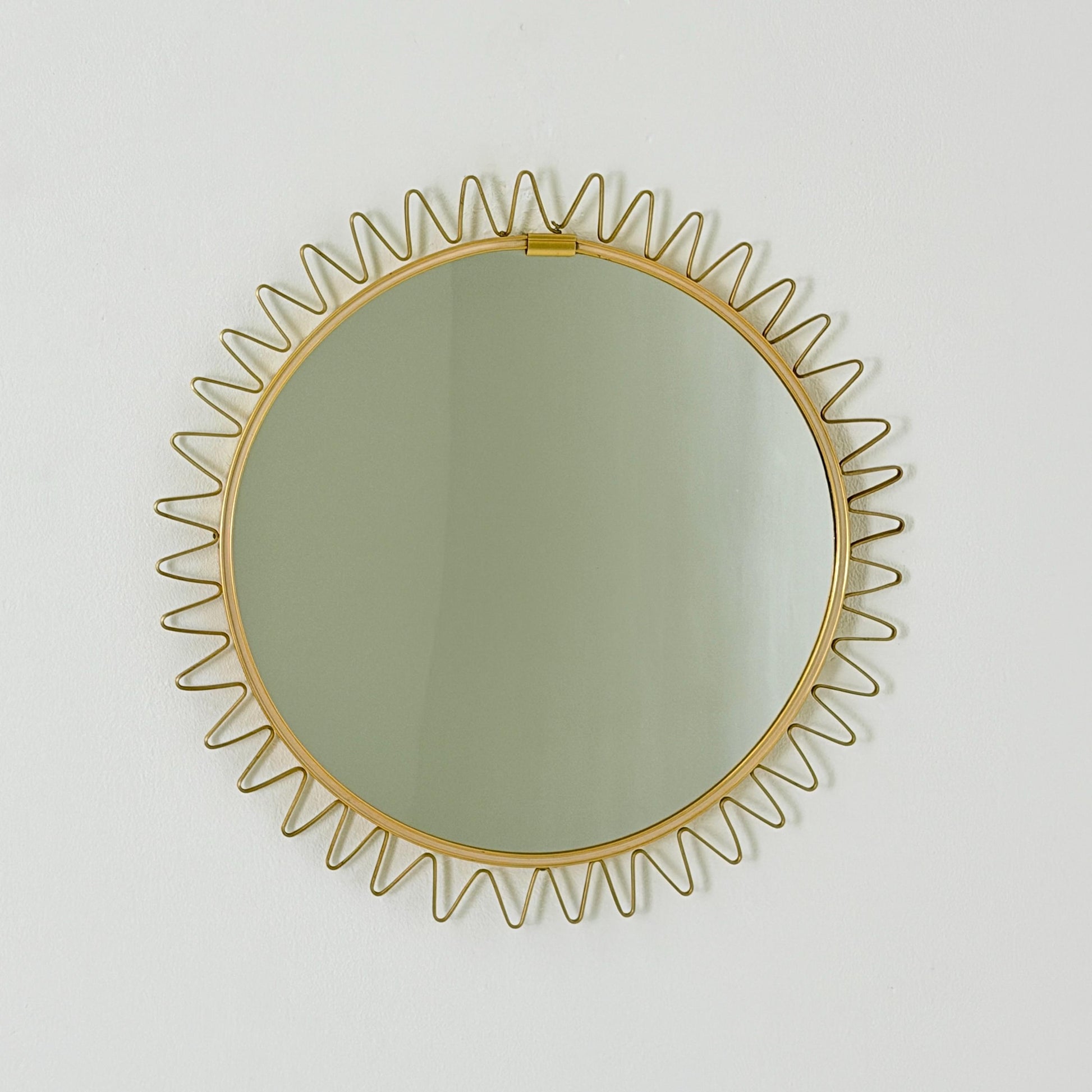 Mid-Century Modern Sunburst Wall Mirror, Germany 1960s