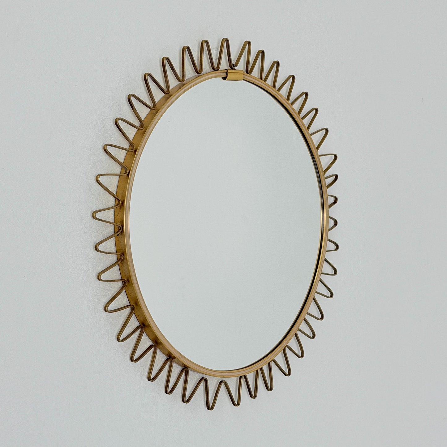Mid-Century Modern Sunburst Wall Mirror, Germany 1960s