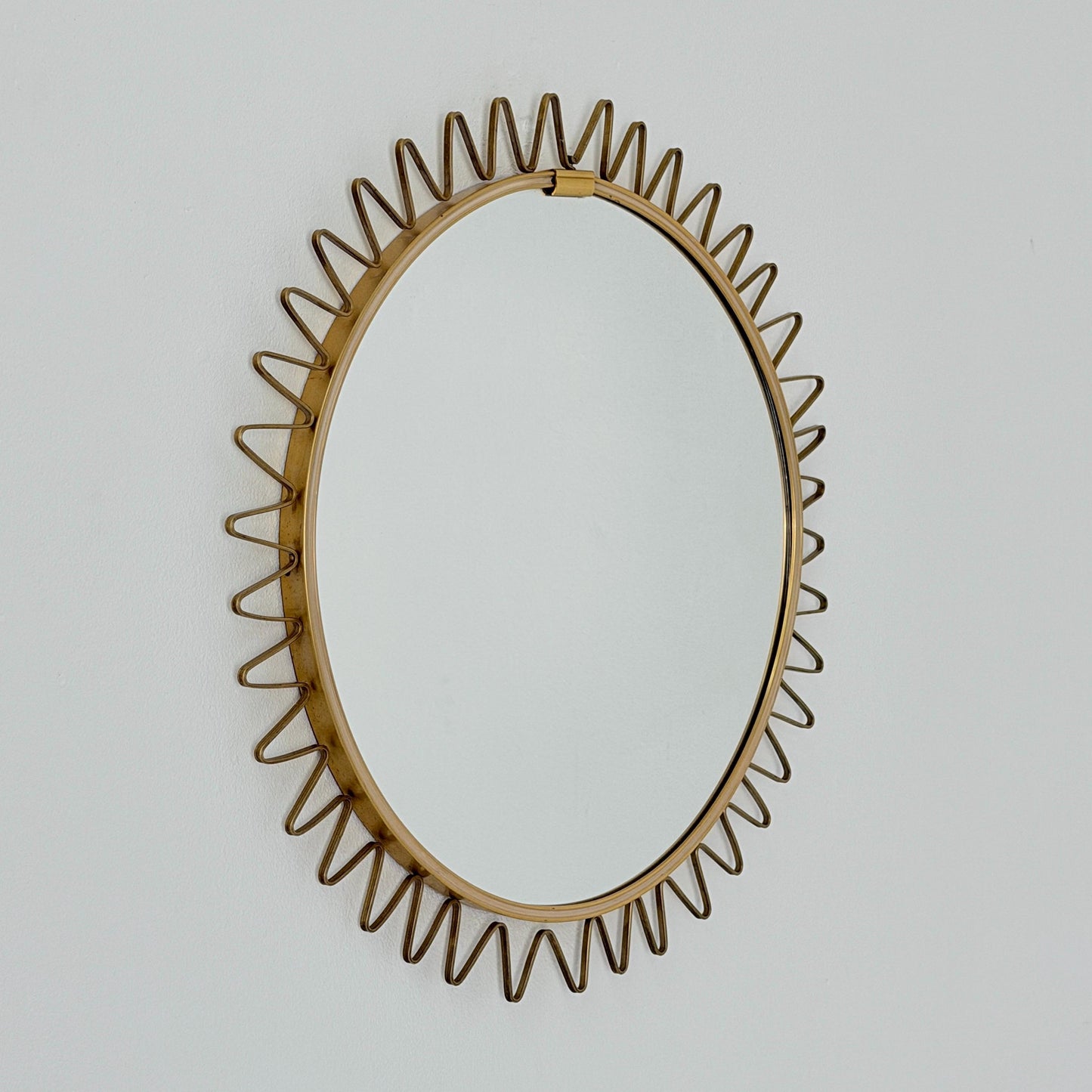 Mid-Century Modern Sunburst Wall Mirror, Germany 1960s