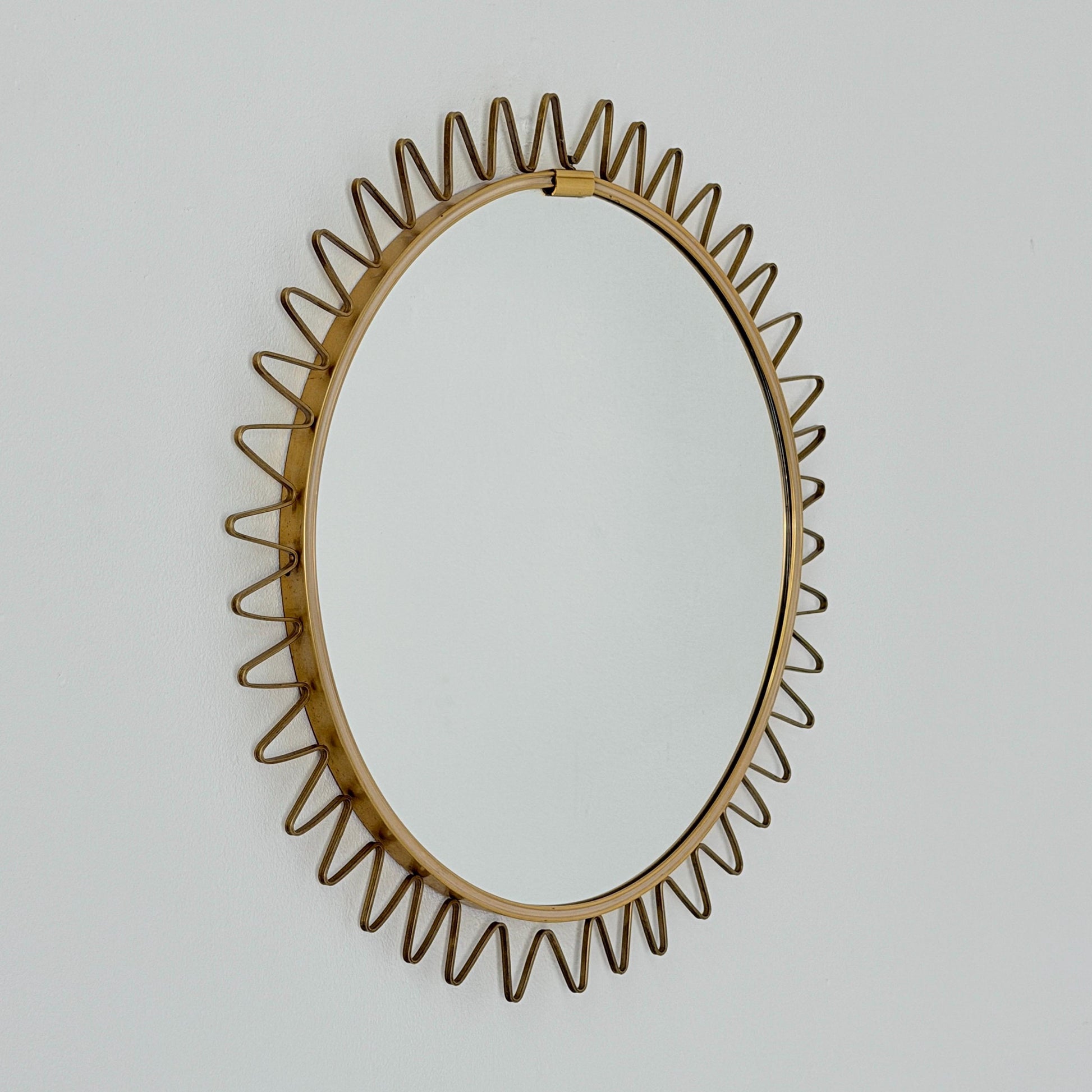 Mid-Century Modern Sunburst Wall Mirror, Germany 1960s