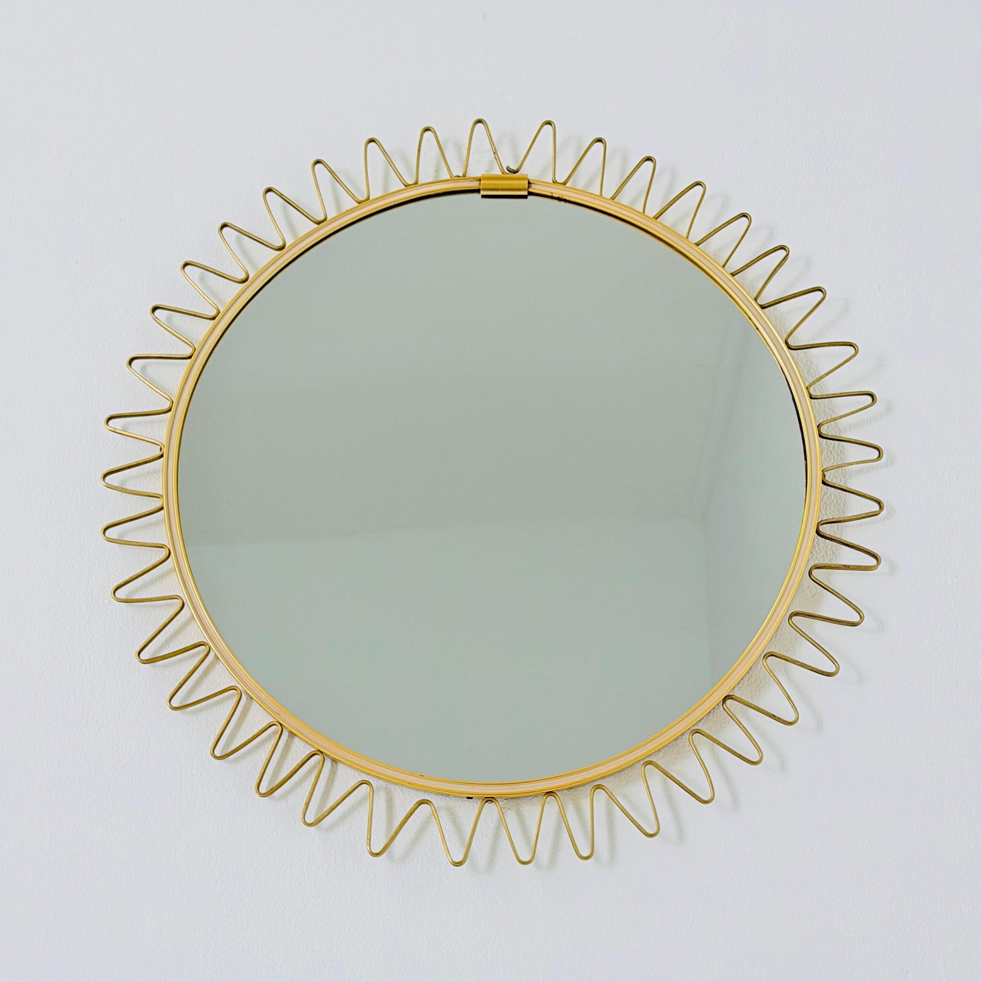 Mid-Century Modern Sunburst Wall Mirror, Germany 1960s