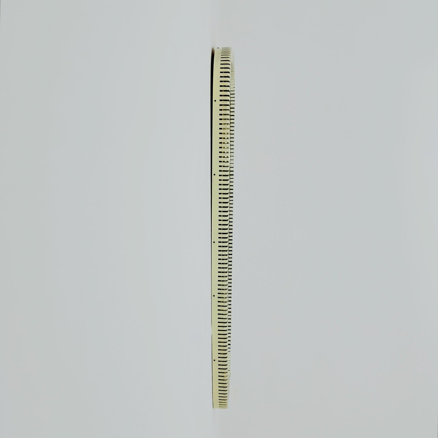 mid-century brass wall mirror with braided hanging strap from West Spiegel, Germany, 1960s