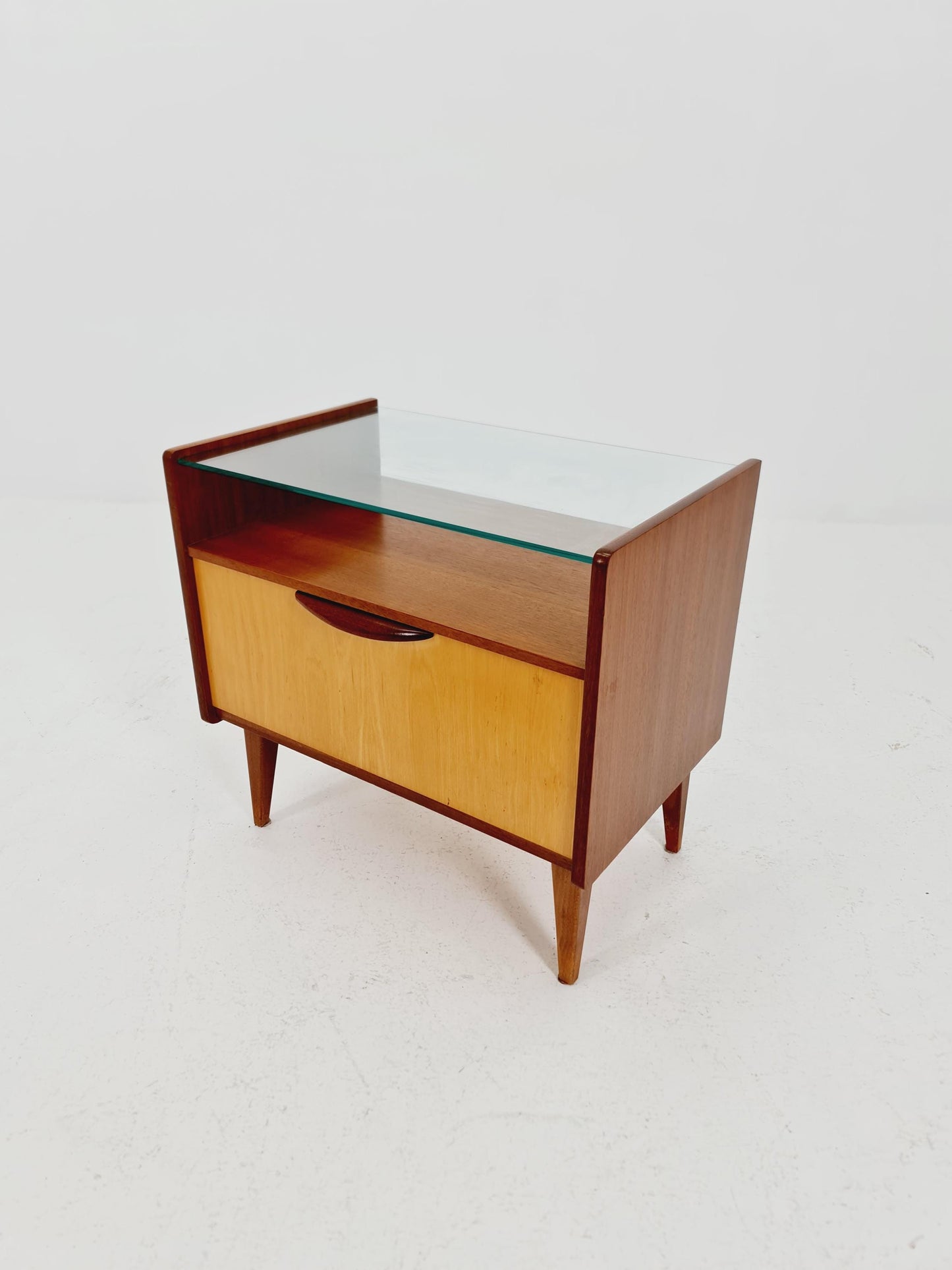 German Mid century nightstand/ bedside table,1950s