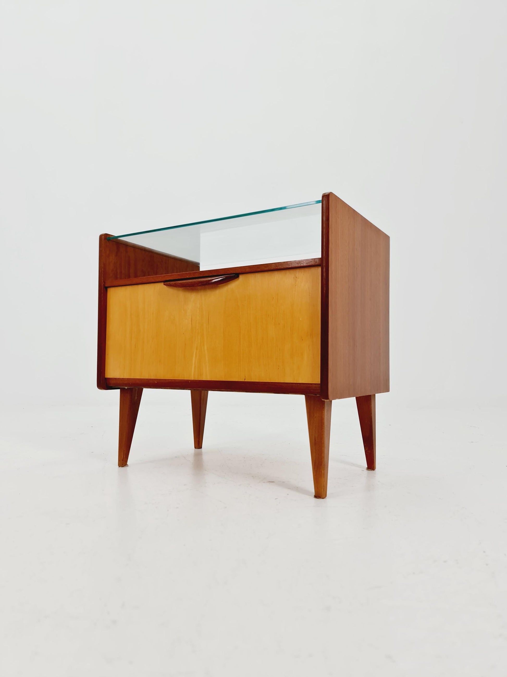 German Mid century nightstand/ bedside table,1950s