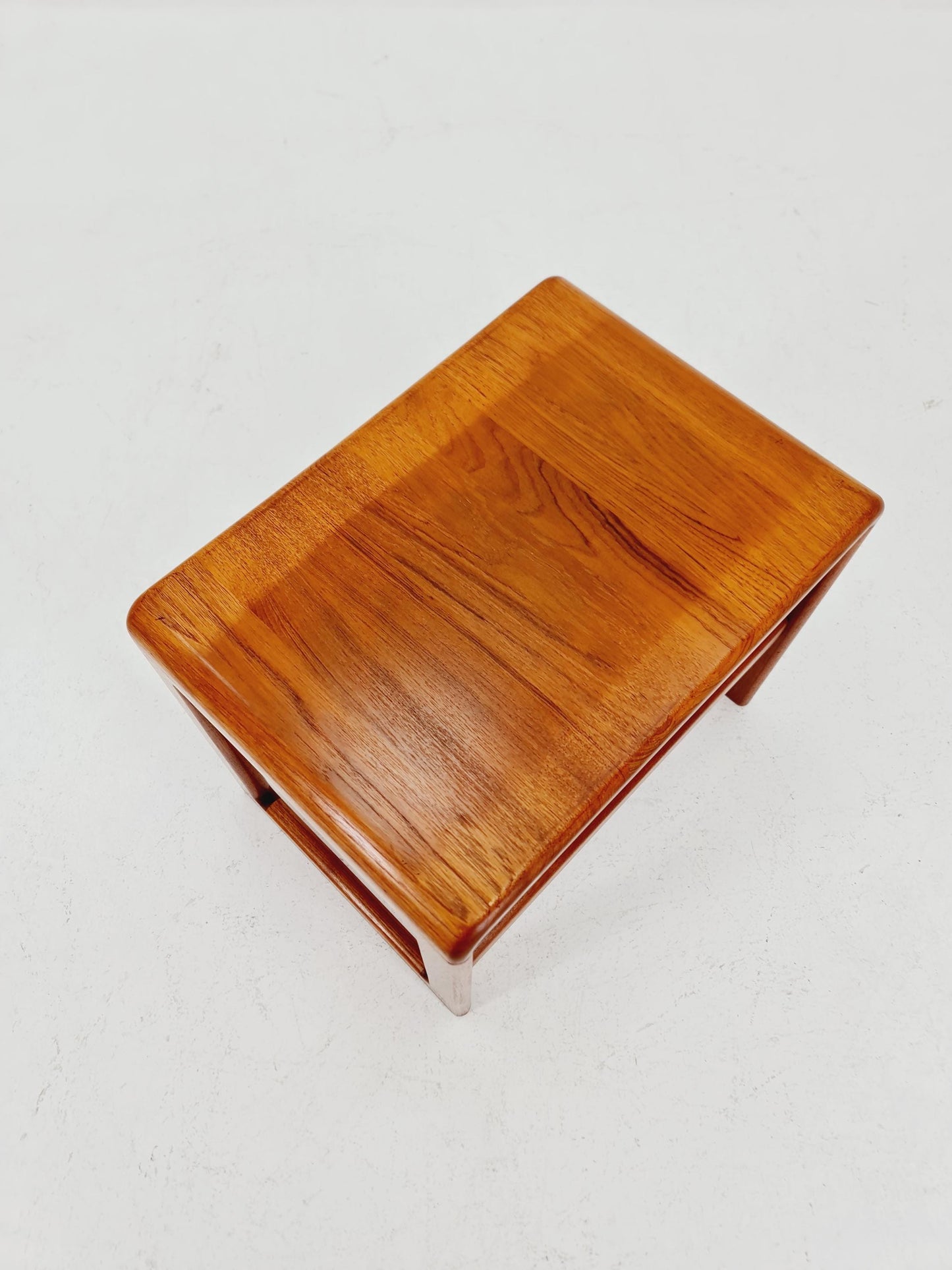 Mid century Danish Solid teak magazine rack - side table by Dyrlund, 1960s