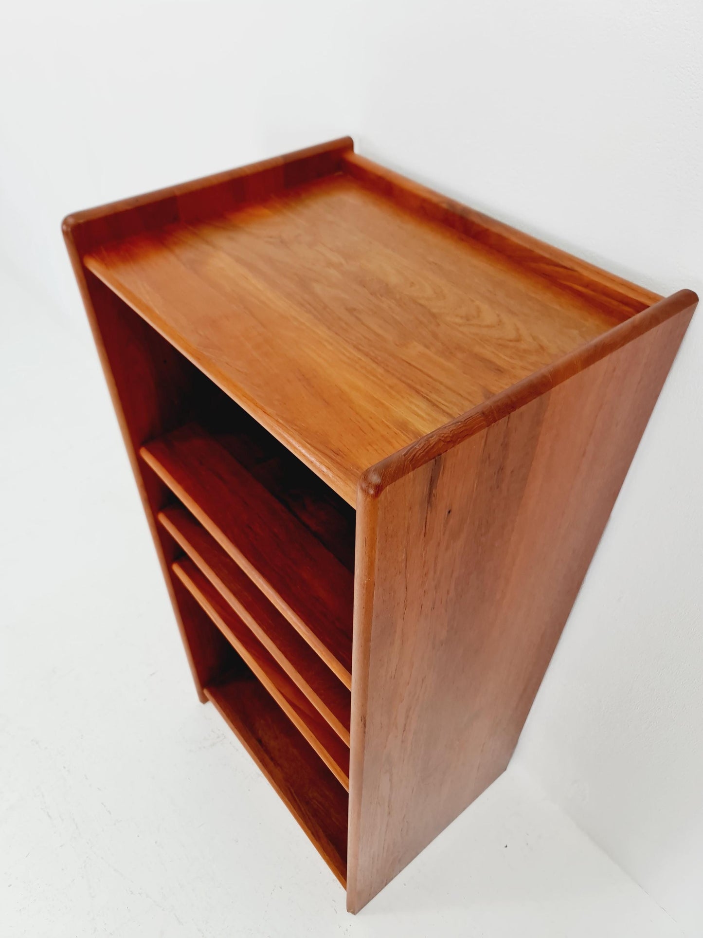 Danish freestanding solid teak vintage bookshelf / book case teak , 1970s