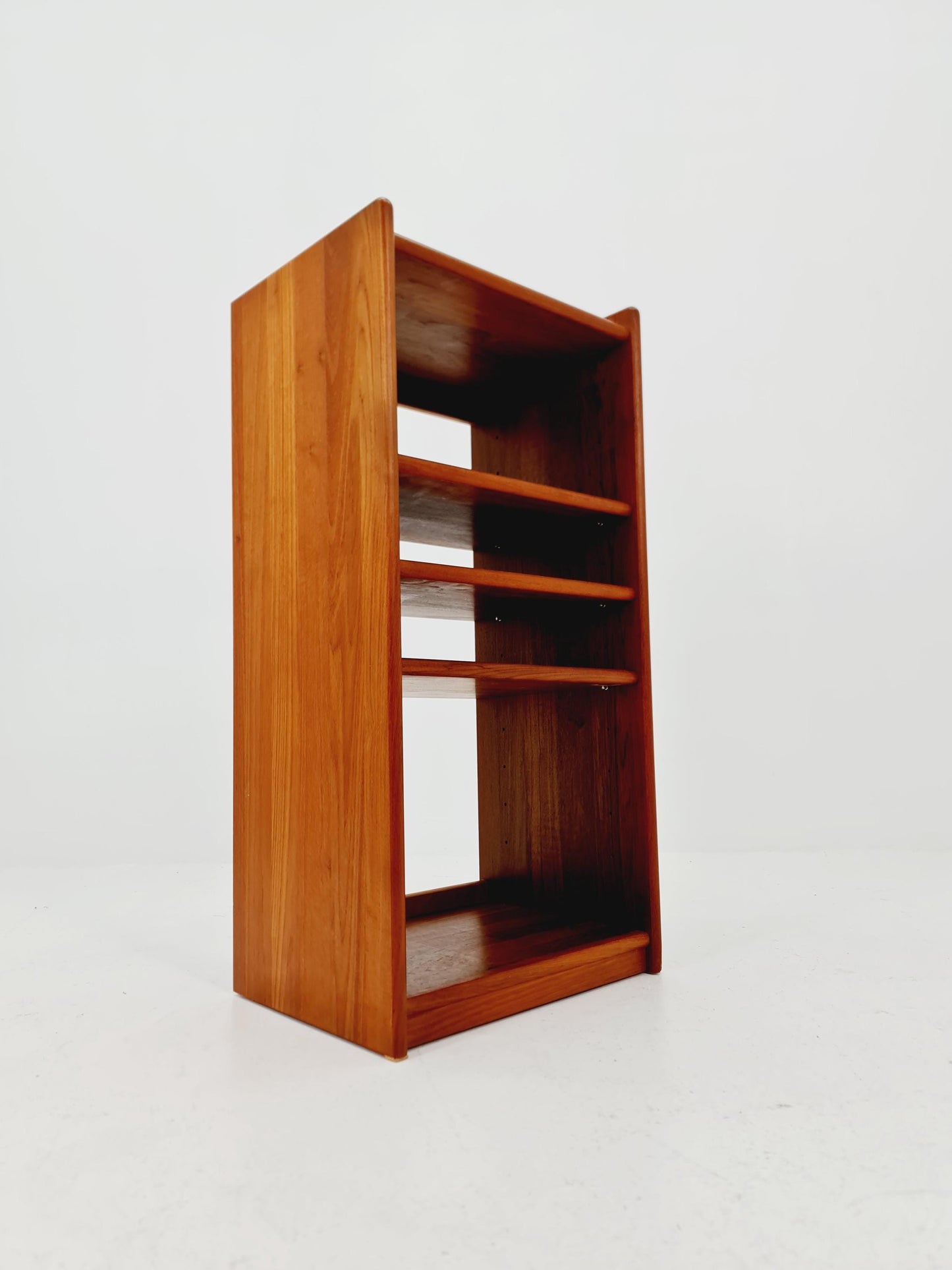 Danish freestanding solid teak vintage bookshelf / book case teak , 1970s