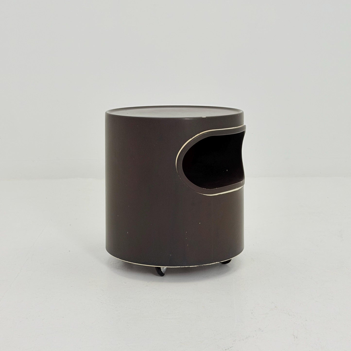 Mid century Space Age Artemide Giano Vano Side Table by Emma Gismondi Schweinberger 1970s Italy