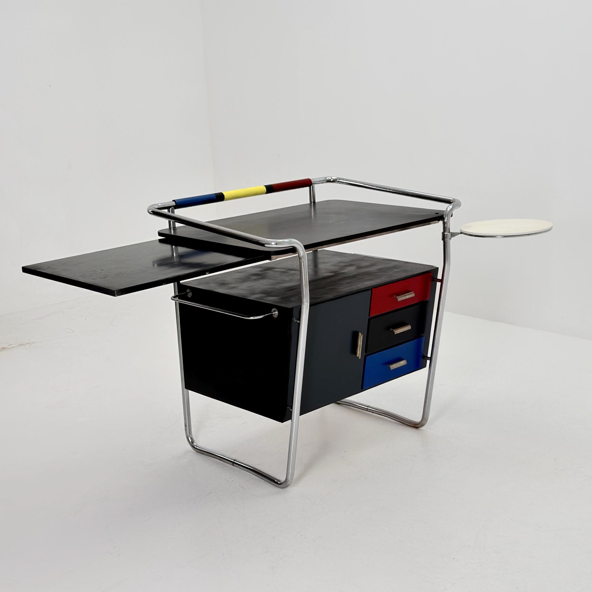 Mid century Rare Bauhaus Secretary Desk Germany 1980s