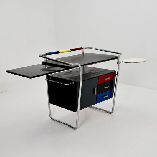 Mid century Rare Bauhaus Secretary Desk Germany 1980s