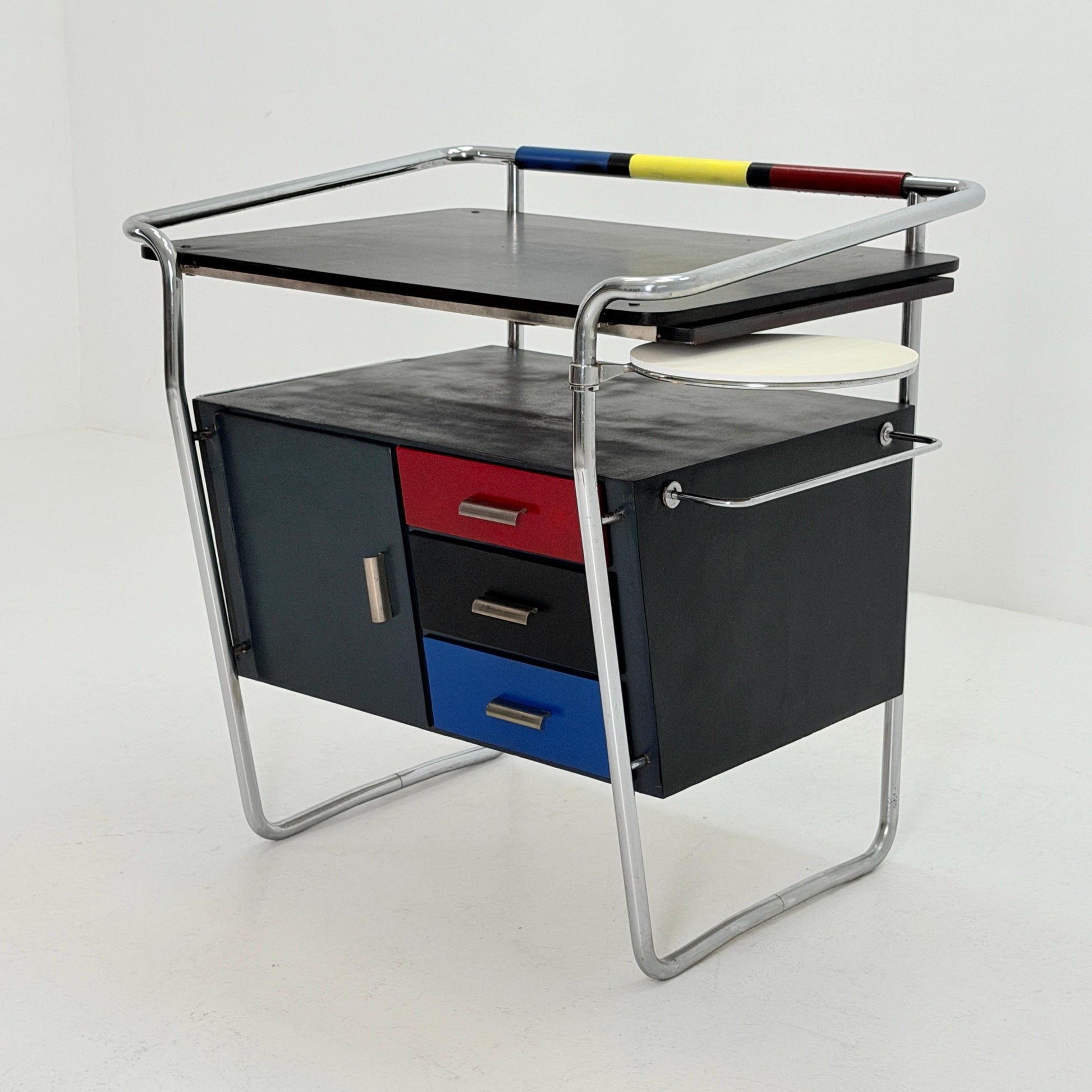 Mid century Rare Bauhaus Secretary Desk Germany 1980s