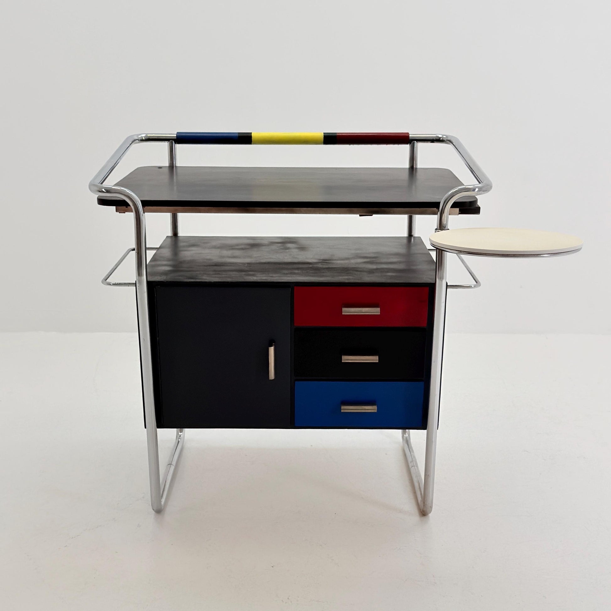 Mid century Rare Bauhaus Secretary Desk Germany 1980s