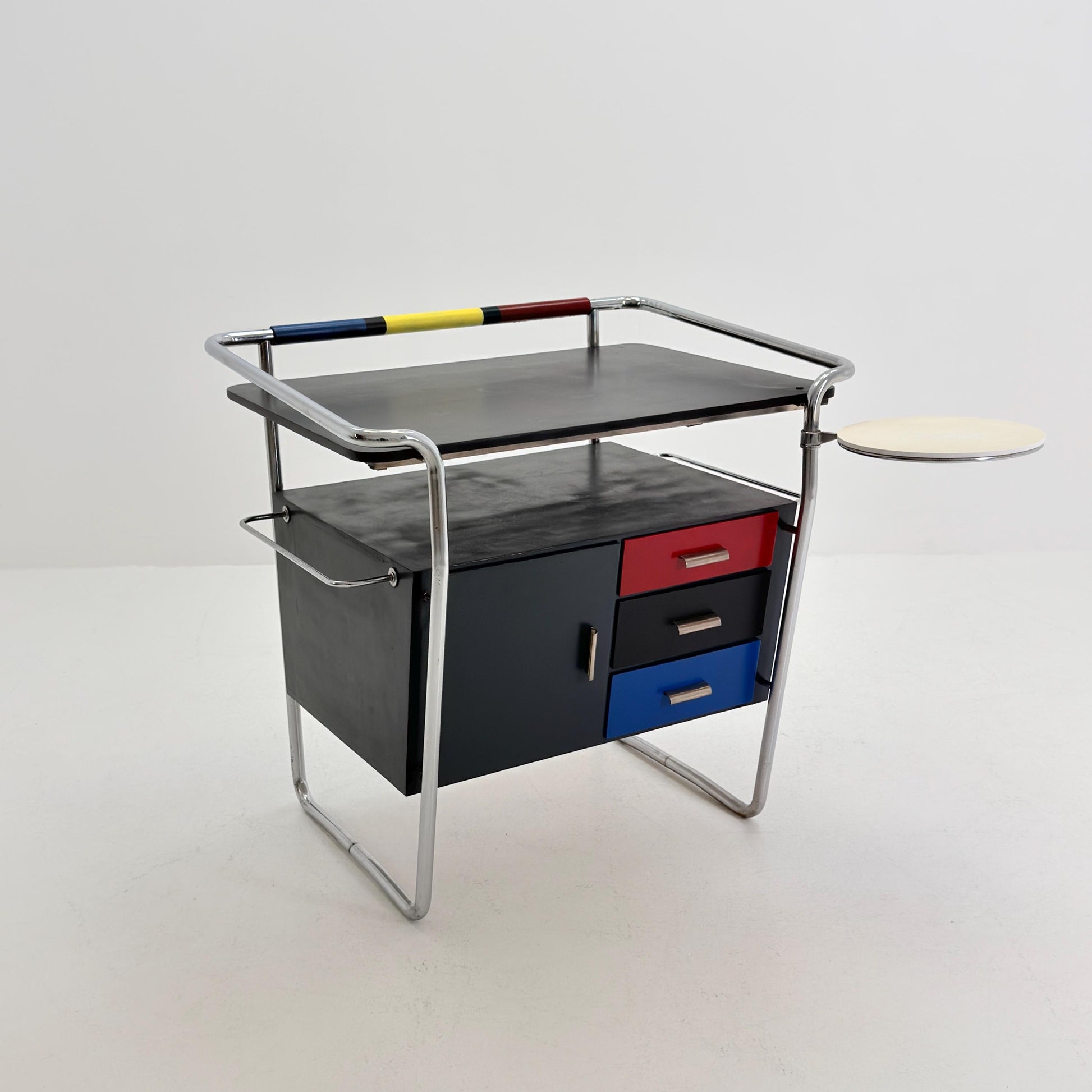 Mid century Rare Bauhaus Secretary Desk Germany 1980s