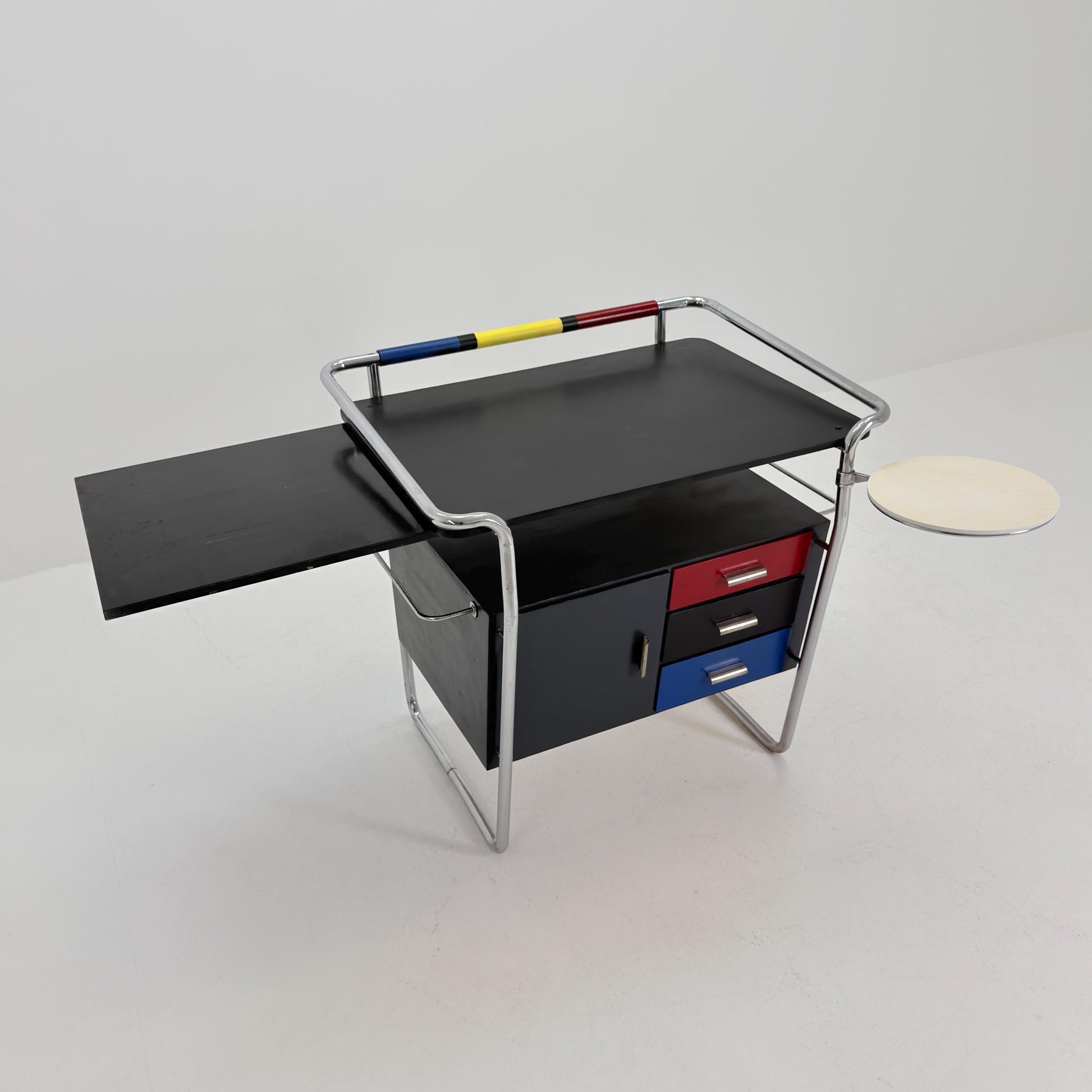 Mid century Rare Bauhaus Secretary Desk Germany 1980s
