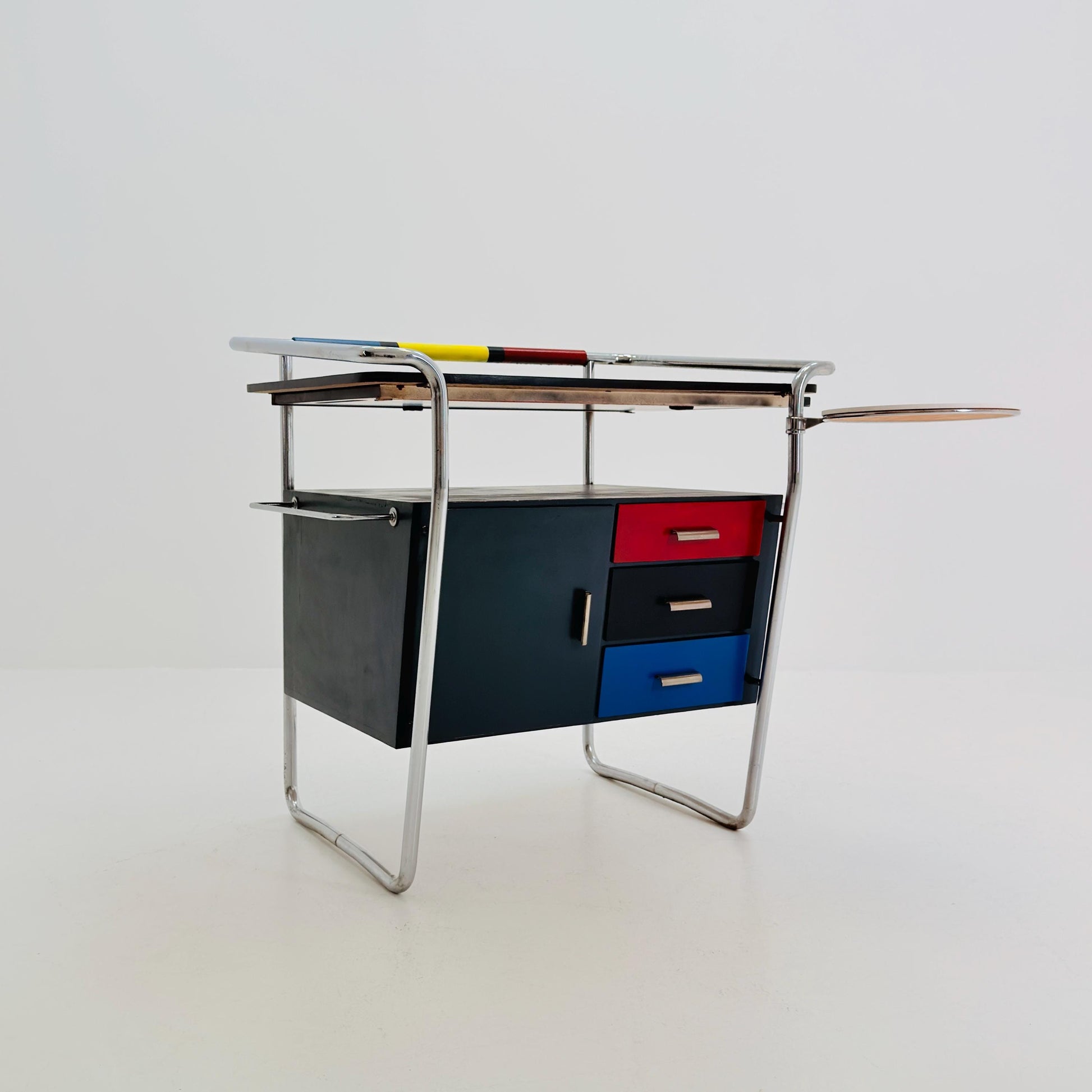 Mid century Rare Bauhaus Secretary Desk Germany 1980s