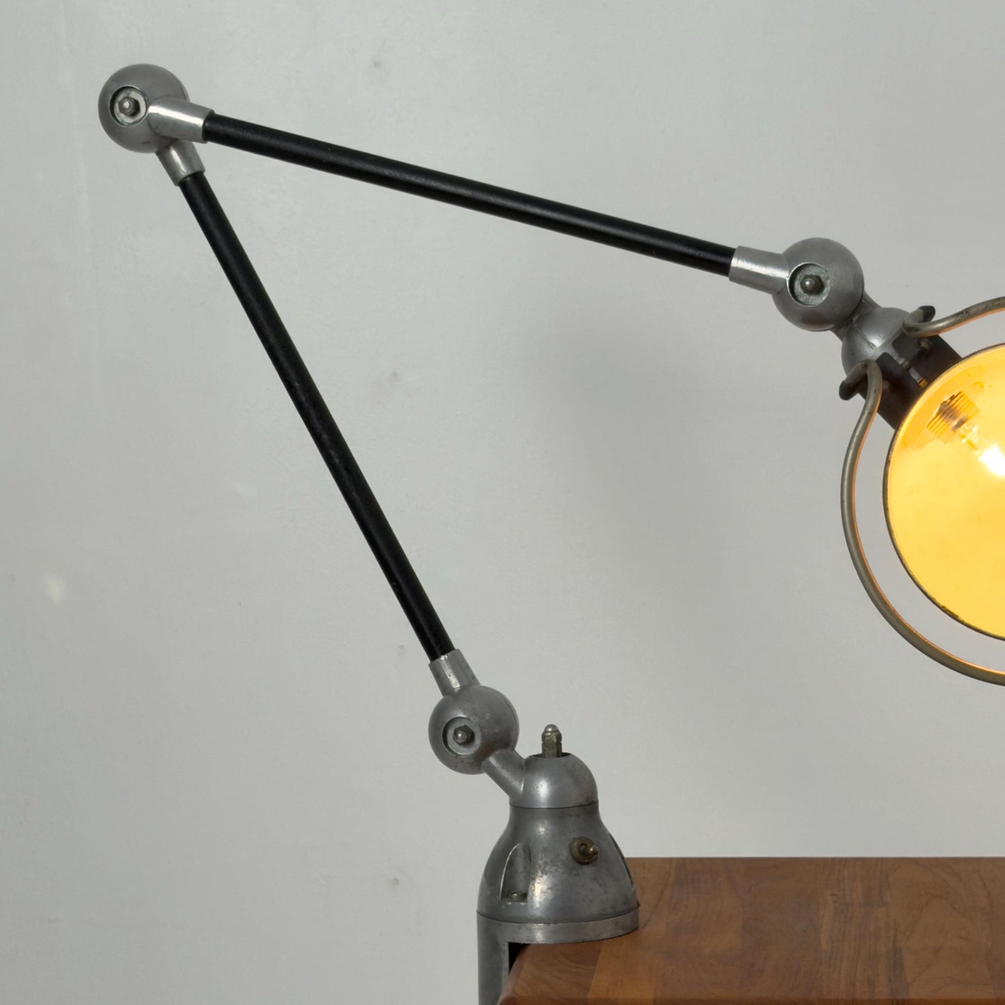 Mid century Vintage Jieldé Clamp Desk Lamp by Jean-Louis Domecq, 1950s France