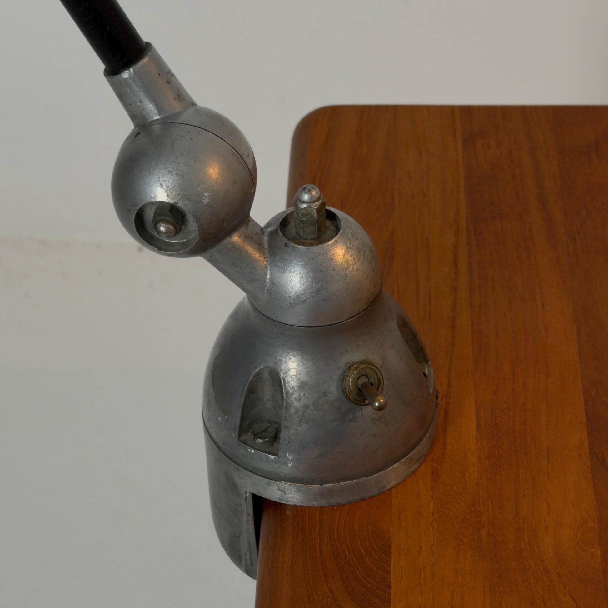 Mid century Vintage Jieldé Clamp Desk Lamp by Jean-Louis Domecq, 1950s France