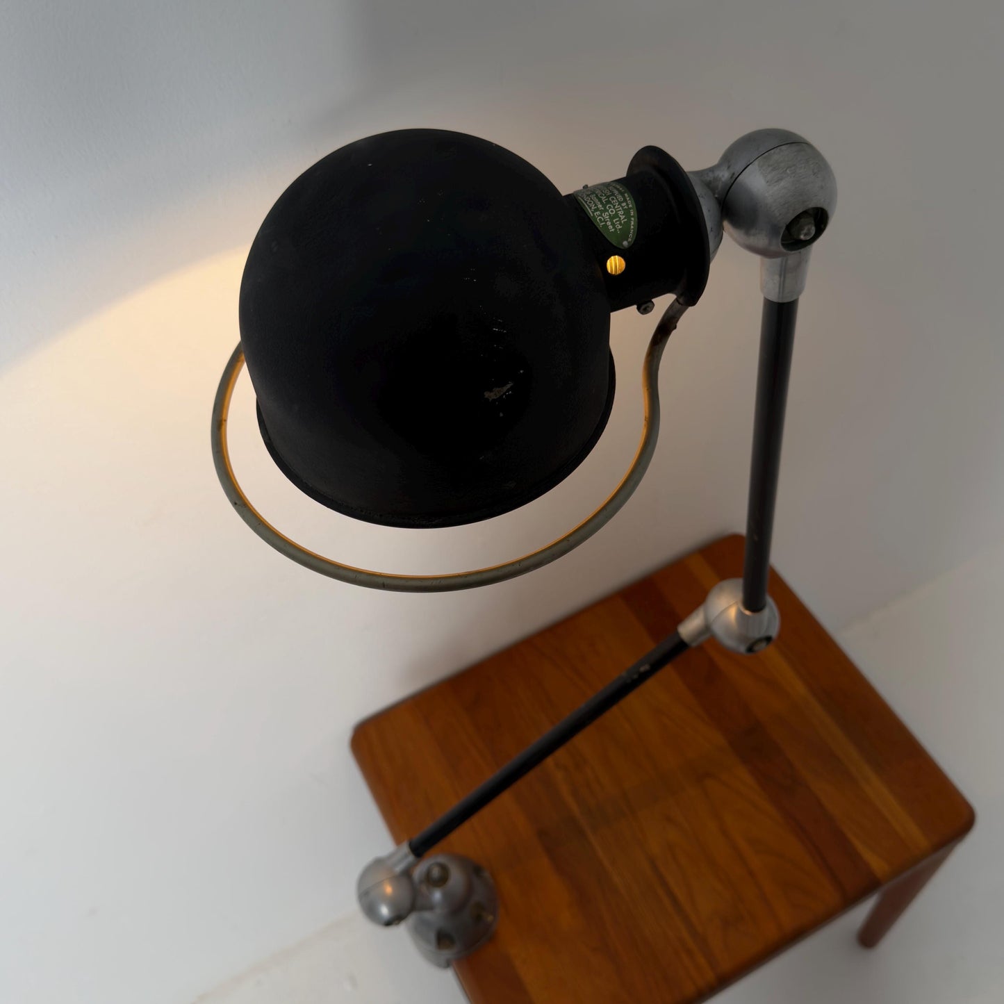 Mid century Vintage Jieldé Clamp Desk Lamp by Jean-Louis Domecq, 1950s France