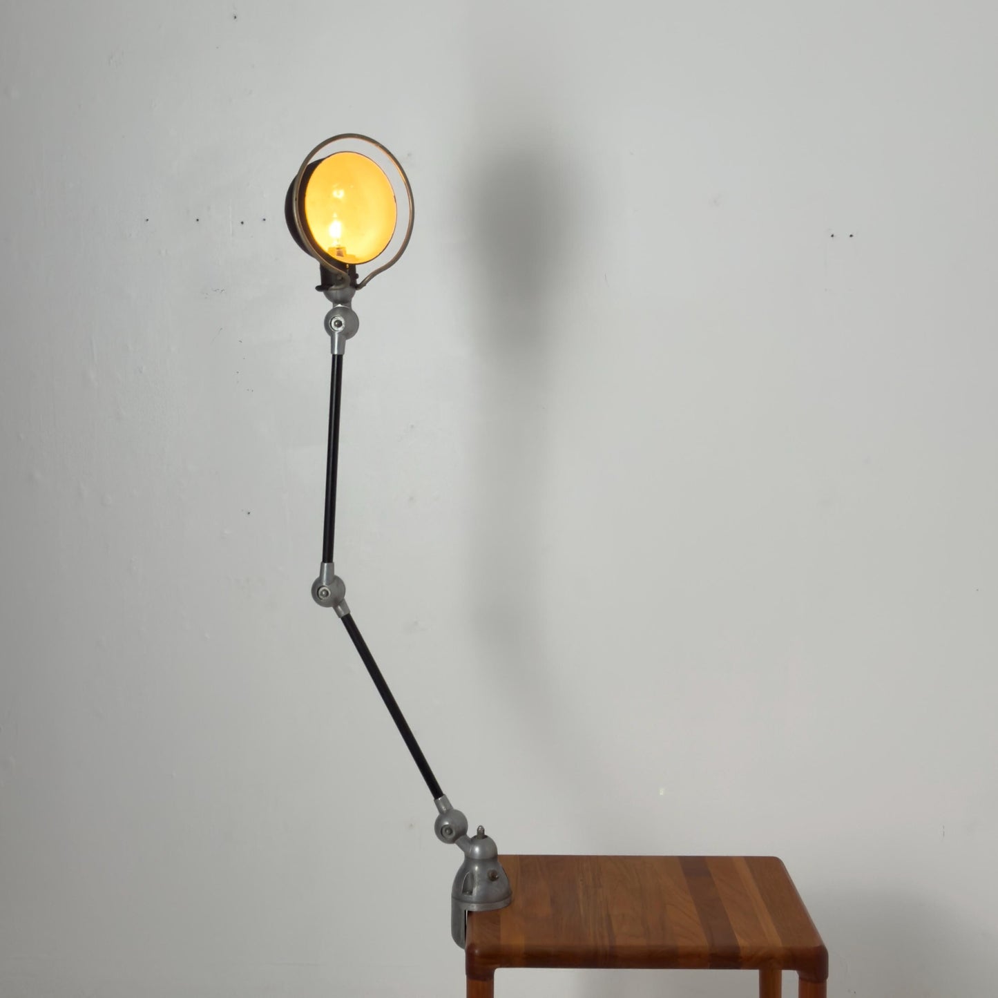 Mid century Vintage Jieldé Clamp Desk Lamp by Jean-Louis Domecq, 1950s France