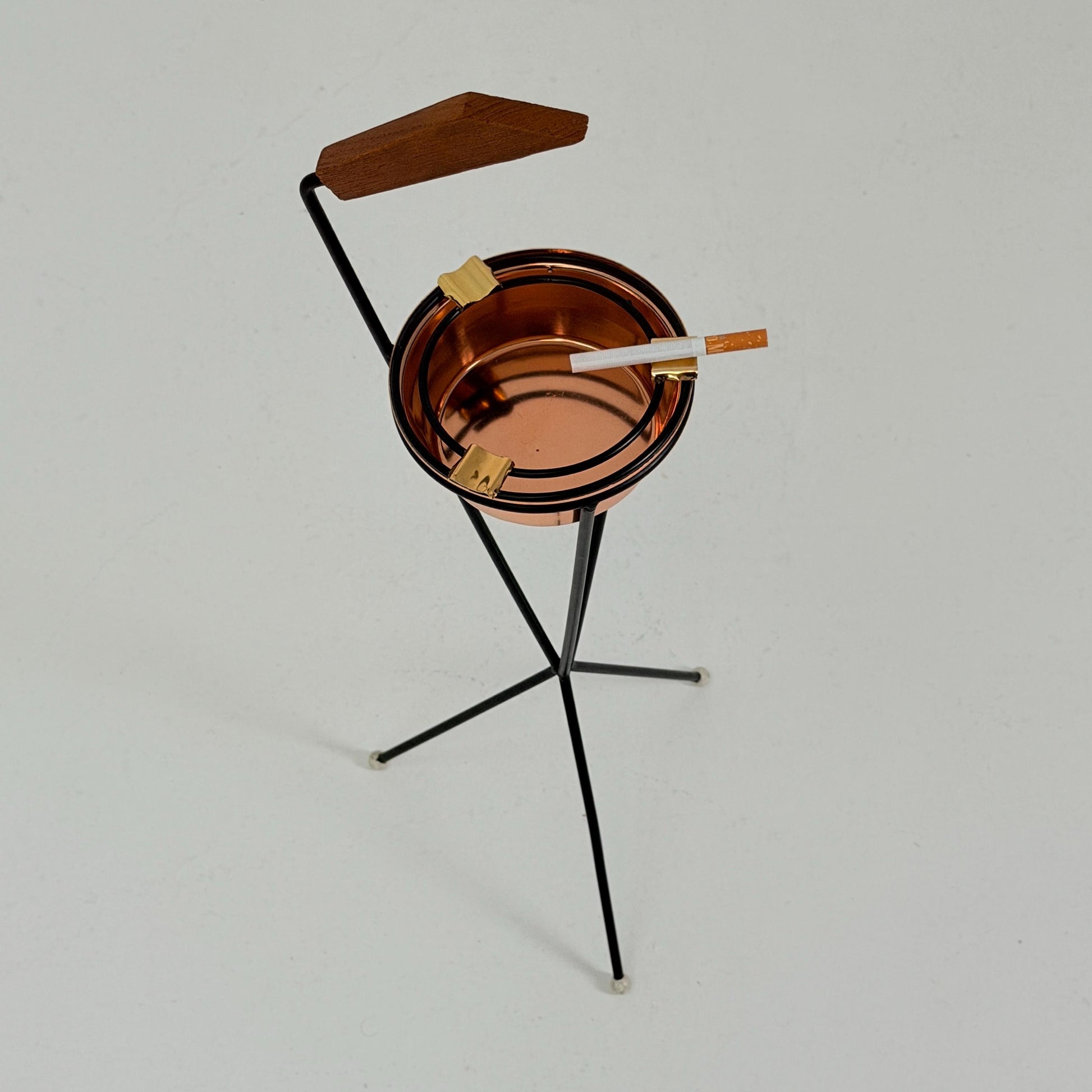 Rare Mid-Century German Tripod Sputnik Ashtray 1960s Germany