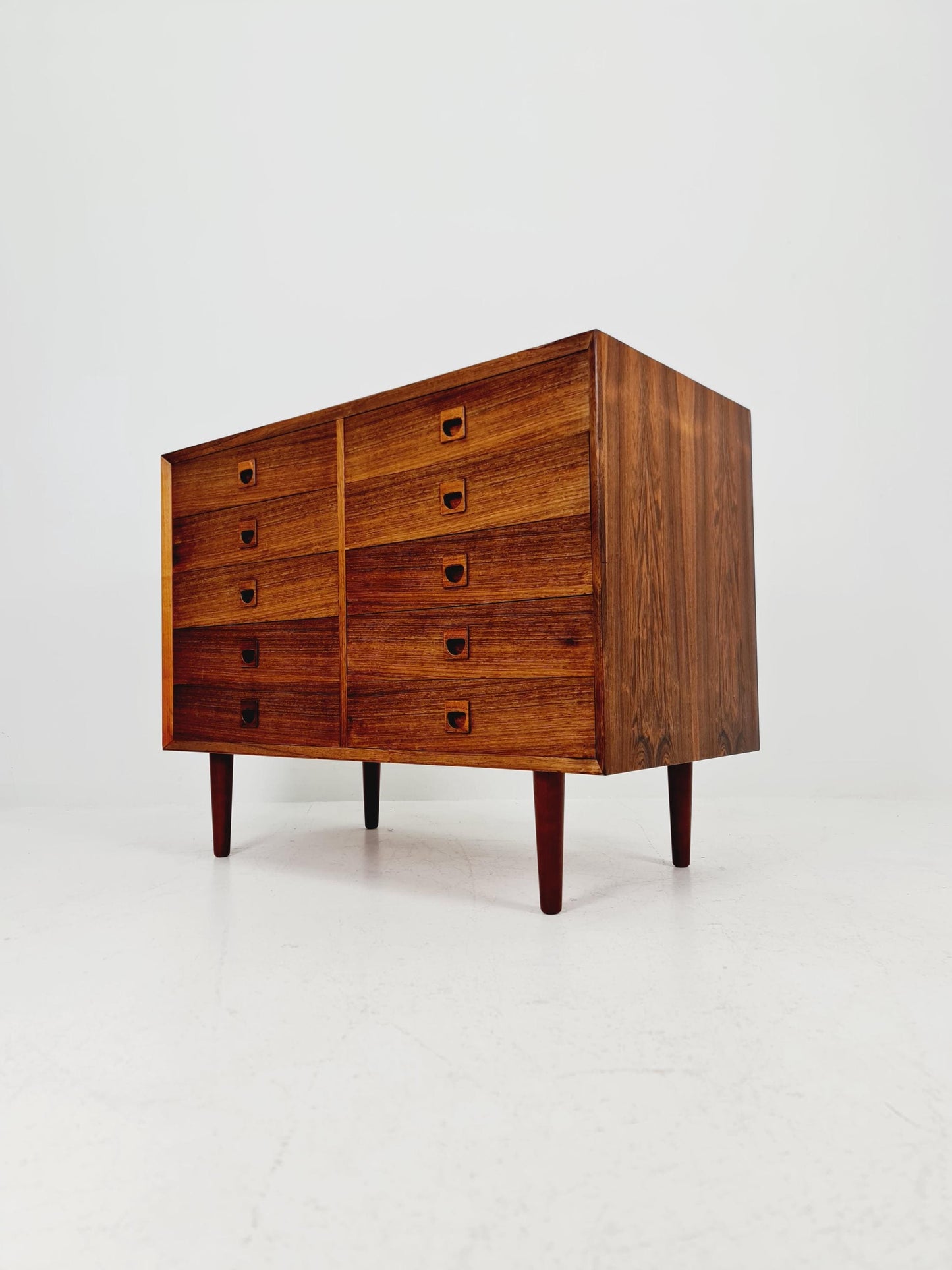 Midcentury danish design chest of drawers / drawer dresser /6 drawers cabinet BY Brouers 1960s