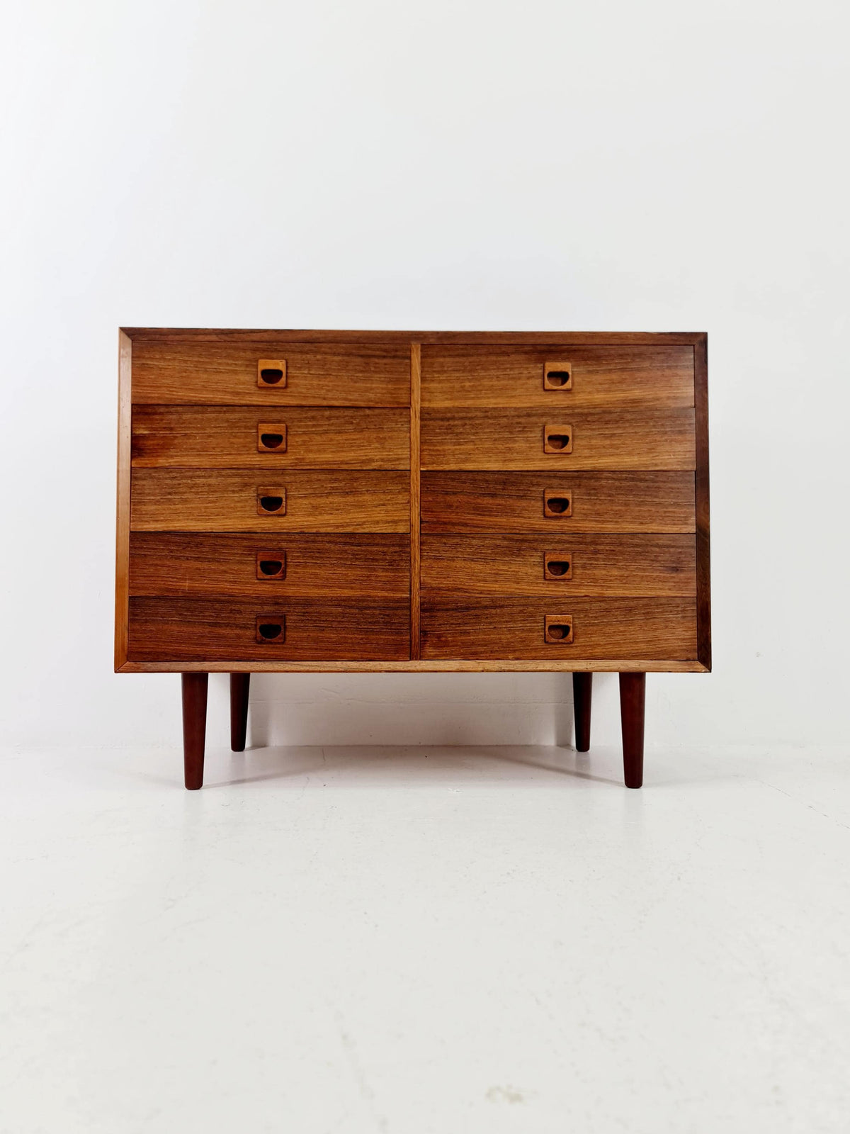 Midcentury danish design chest of drawers / drawer dresser /6 drawers cabinet BY Brouers 1960s