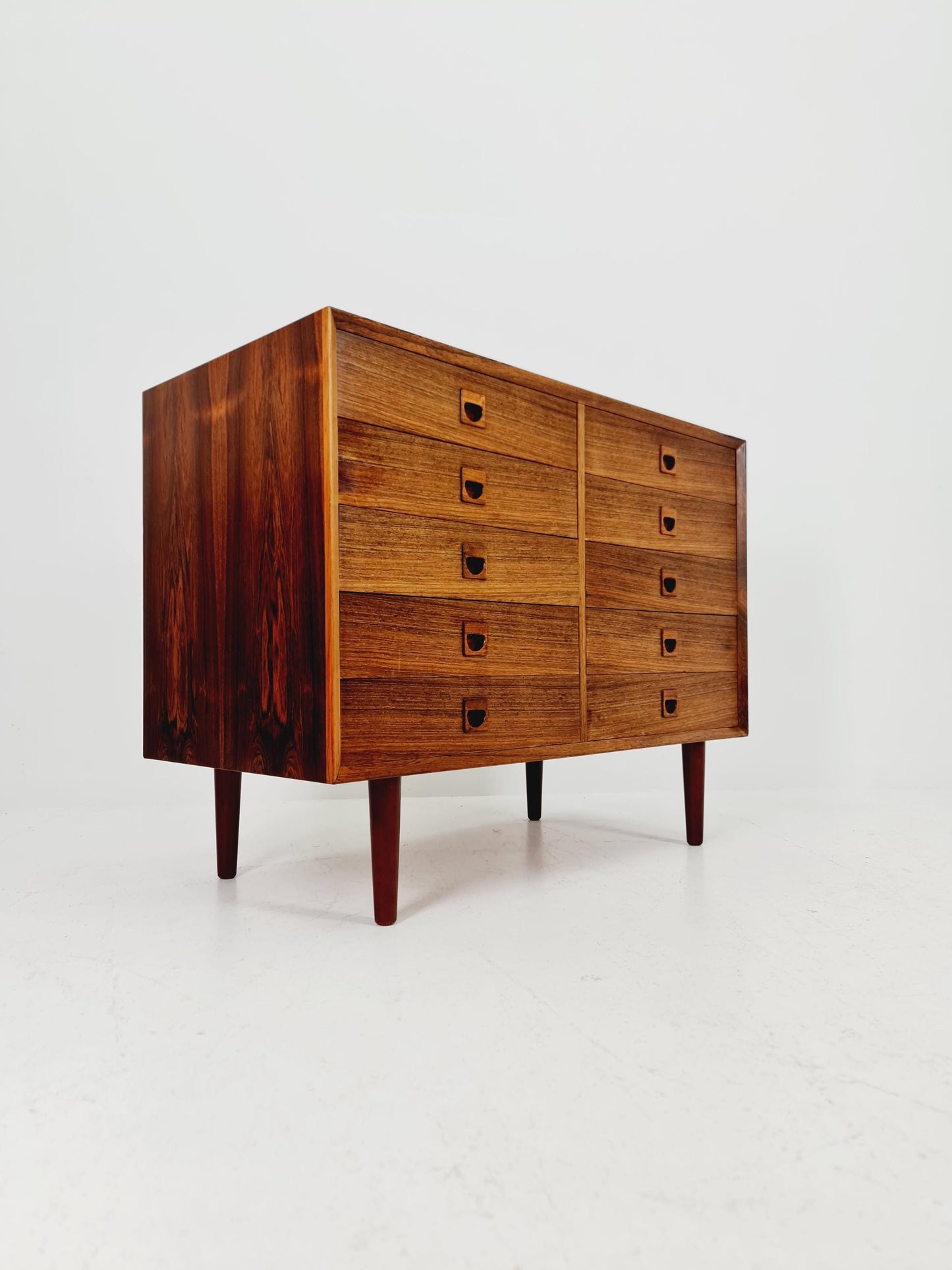 Midcentury danish design chest of drawers / drawer dresser /6 drawers cabinet BY Brouers 1960s