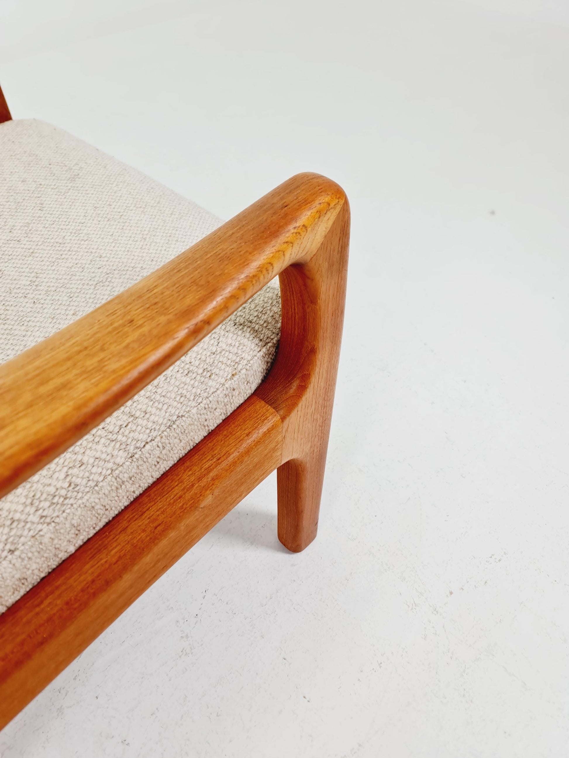 Mid century Danish easy lounge chairs by Juul Kristensen , 1970s, Set of 2