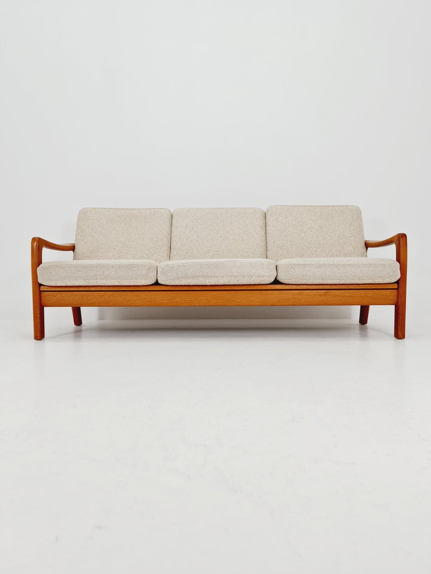 Mid-century Rare Danish teak lounge sofa/ Easy sofa /daybed BY Juul christiansen for JK Denmark , 1960s