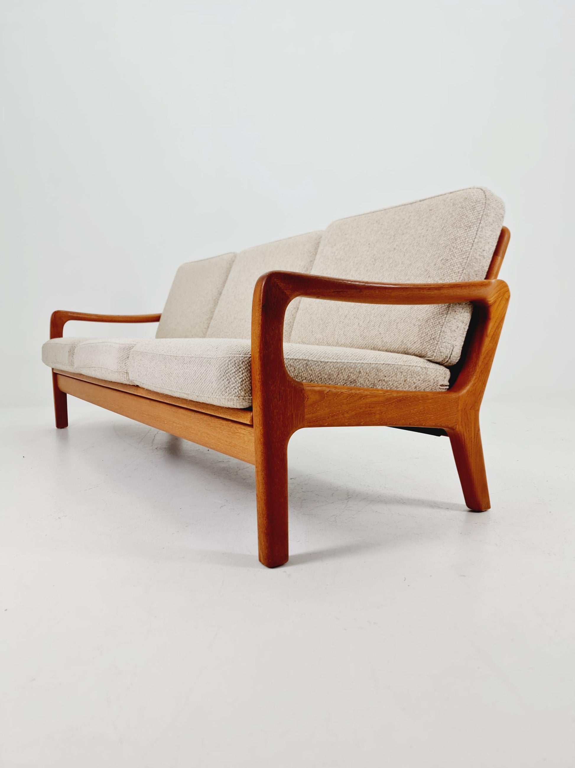 Mid-century Rare Danish teak lounge sofa/ Easy sofa /daybed BY Juul christiansen for JK Denmark , 1960s