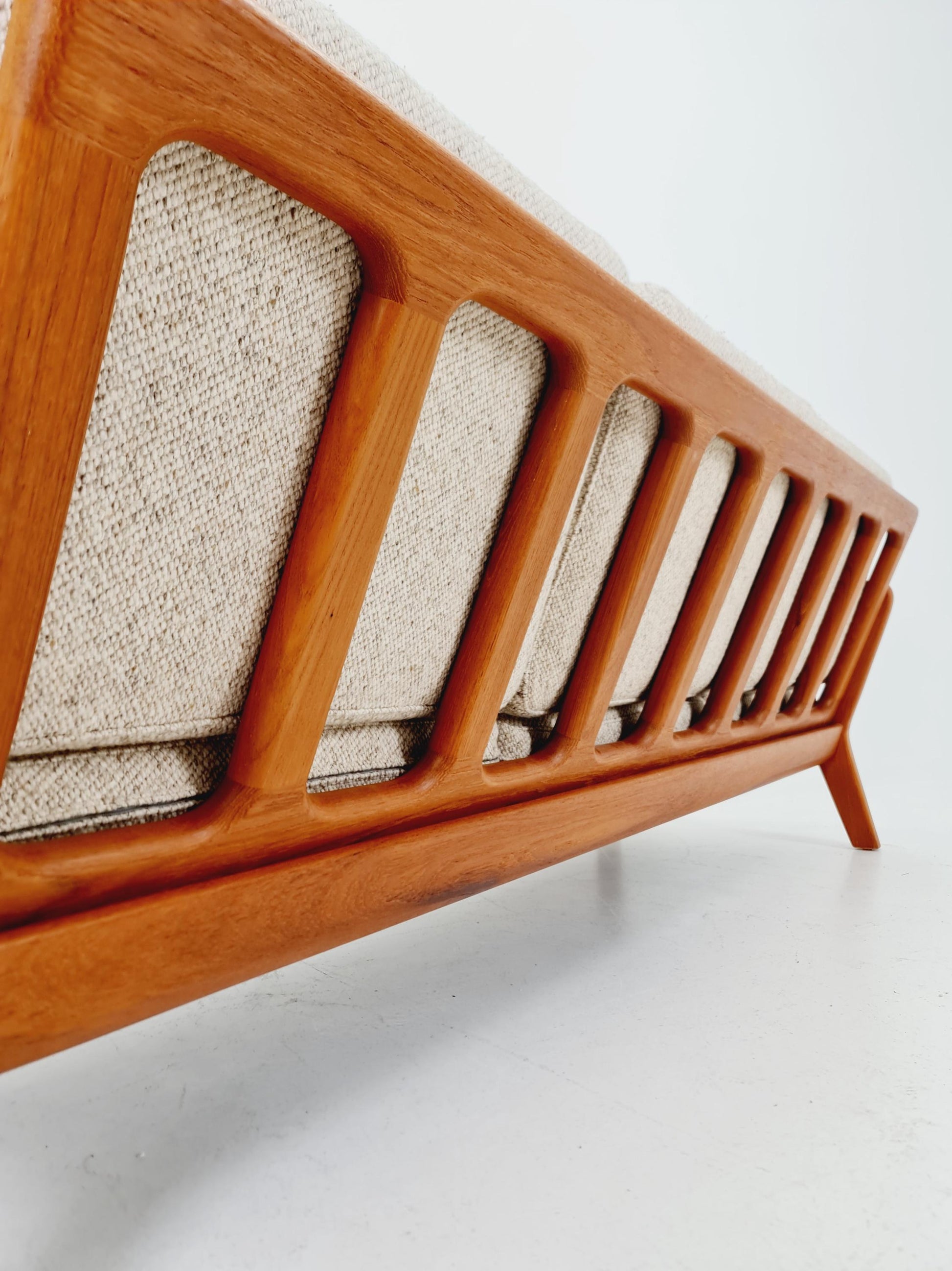 Mid-century Rare Danish teak lounge sofa/ Easy sofa /daybed BY Juul christiansen for JK Denmark , 1960s