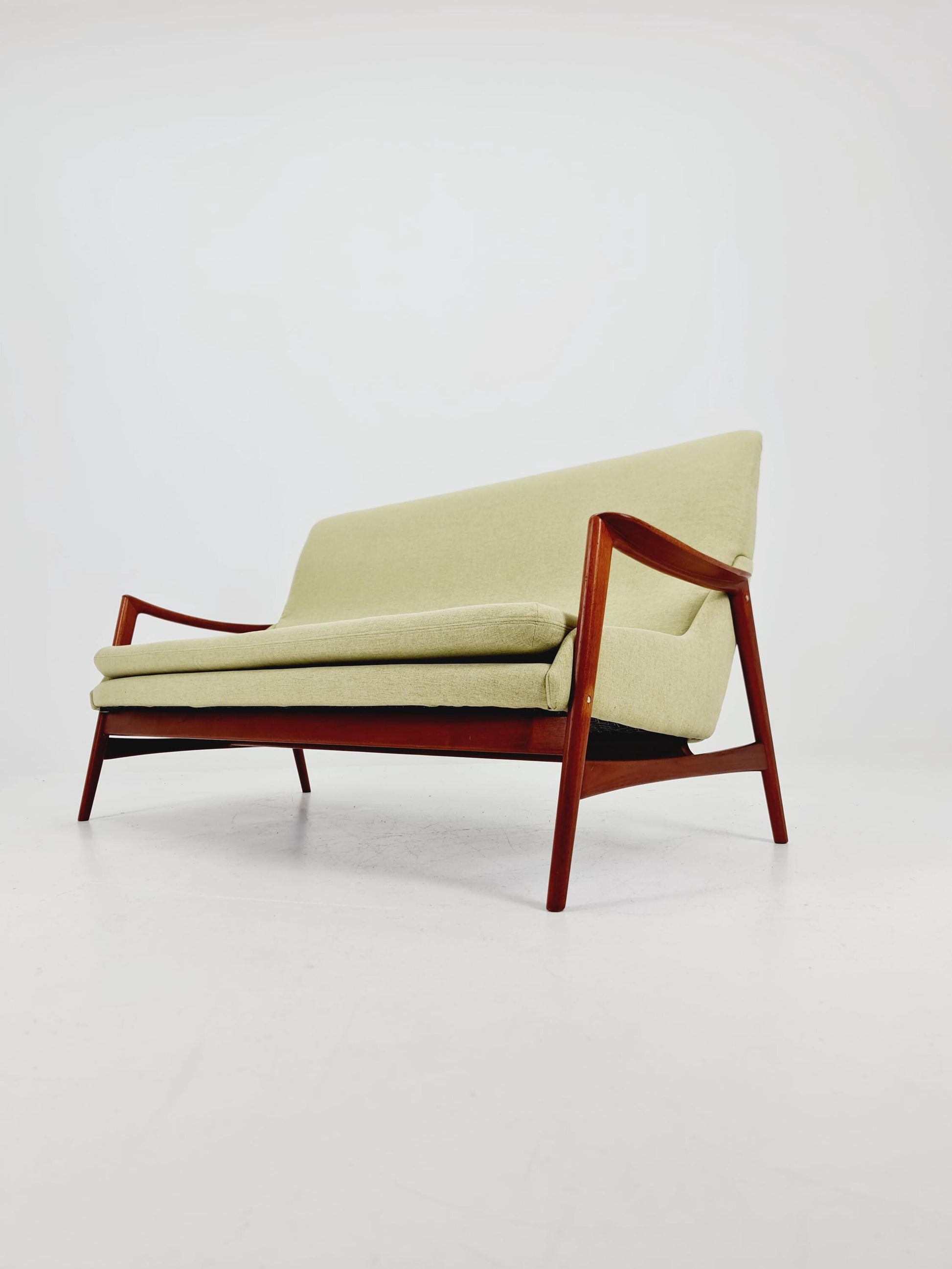 Super Rare Danish Modern Teak Sofa BY Ingmar Relling for Westnofa , 1960s