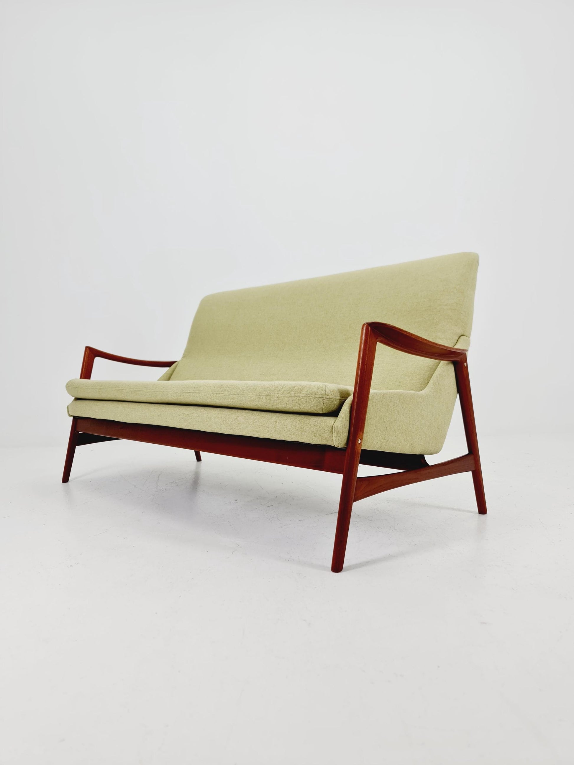 Super Rare Danish Modern Teak Sofa BY Ingmar Relling for Westnofa , 1960s